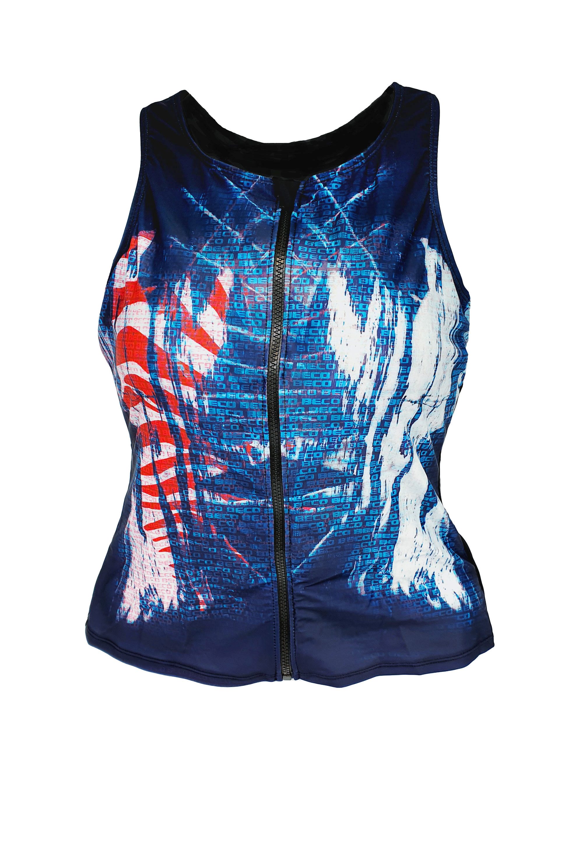 Beco Beermann Tankini Beactive Racerback Swimtop (1-St) mit praktischem Reißverschluss