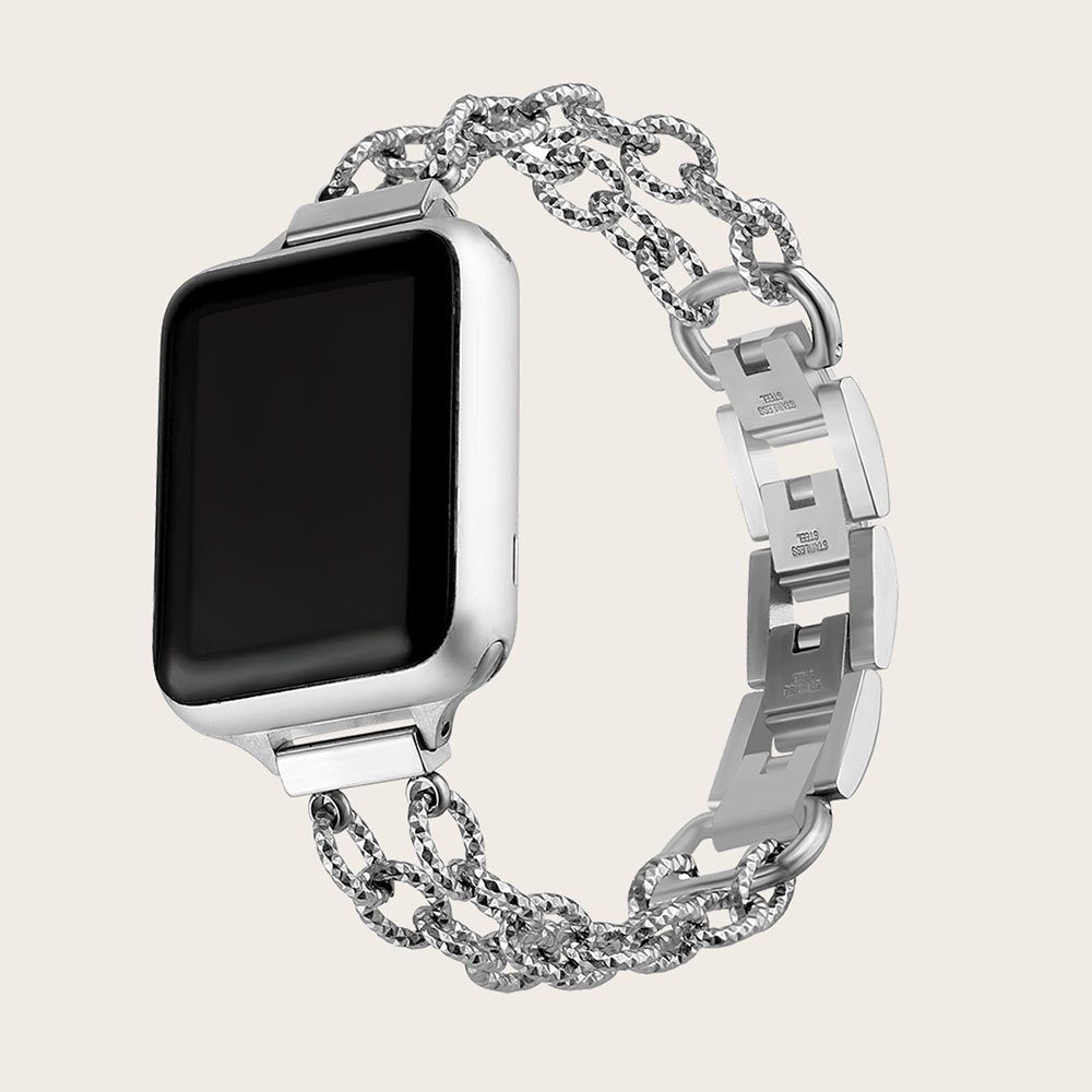 Apple 42/44/45/49mm Edelstahl Armband Uhrenarmband Watch Armband Ersatz Kompatibel FELIXLEO