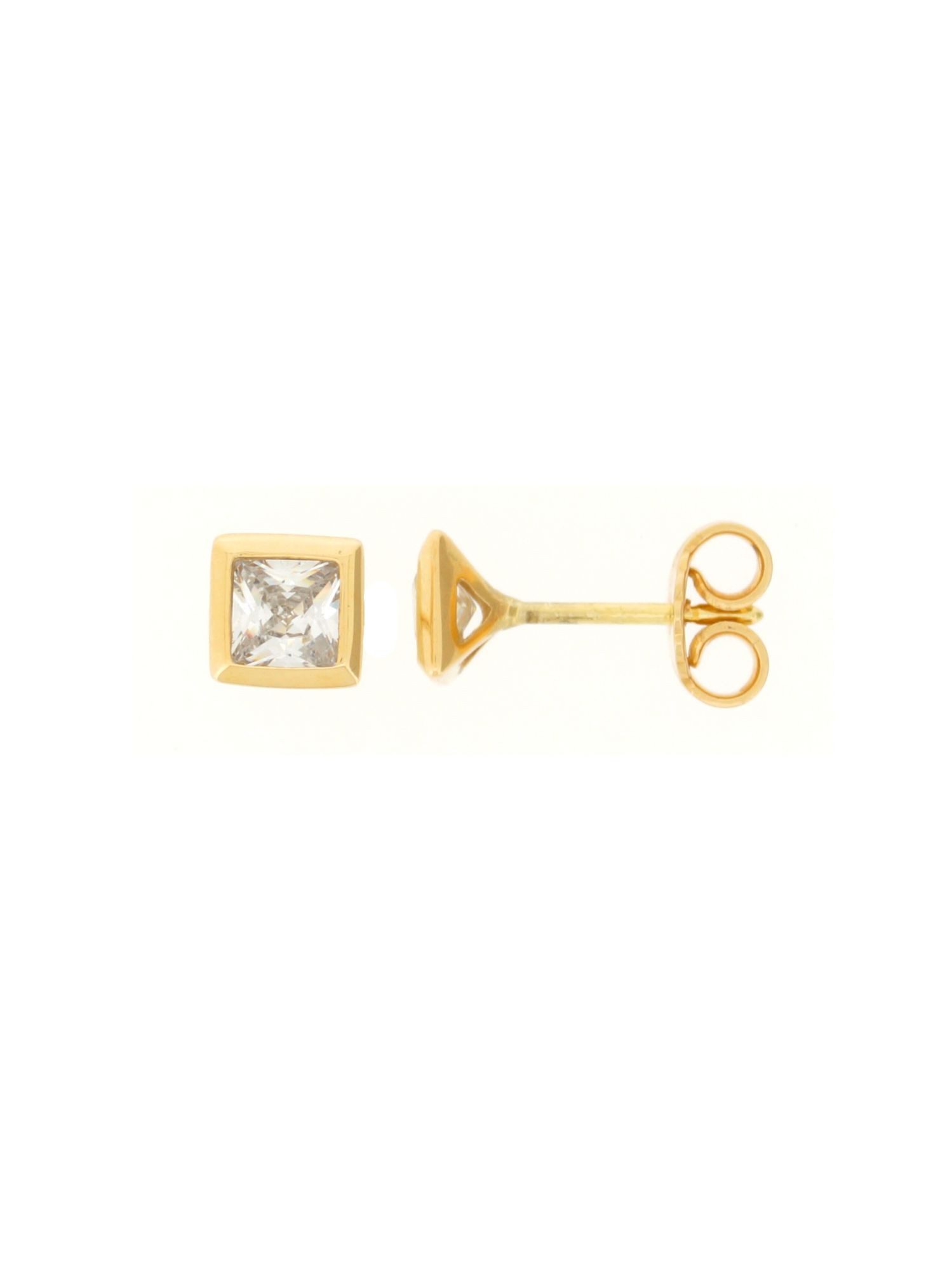 Miamar Paar Ohrstecker 01.9944, Gerry Eder 01.9944 Ohrstecker 14 Karat (585) Gelbgold Gold Weiß