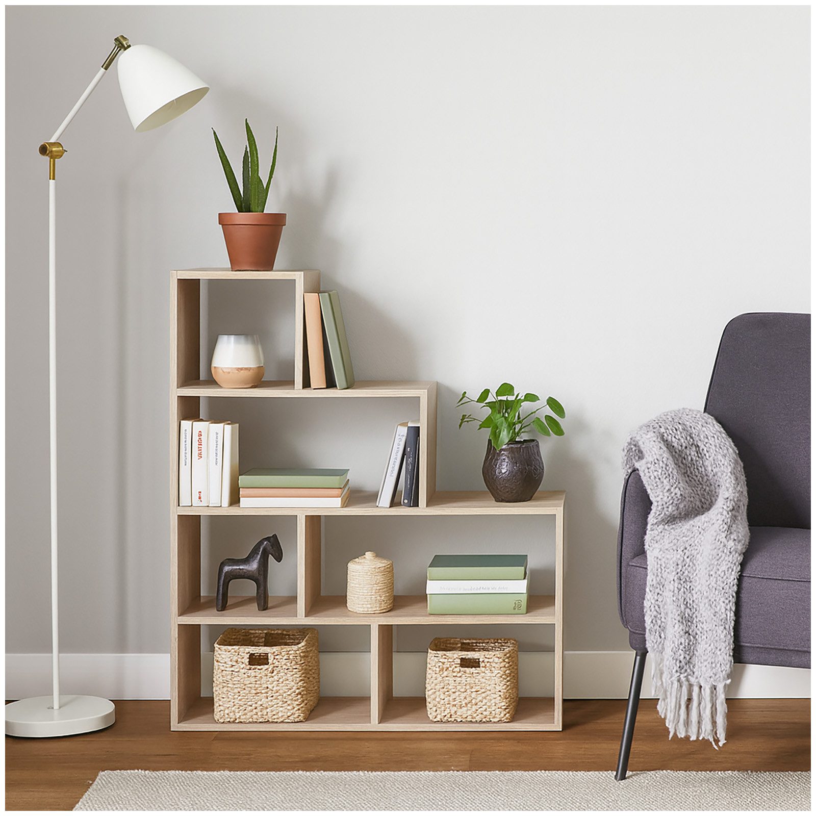 HTI-Living Raumteilerregal Raumteiler Thekla Sonoma, Stück 1-tlg., Stufenre günstig online kaufen