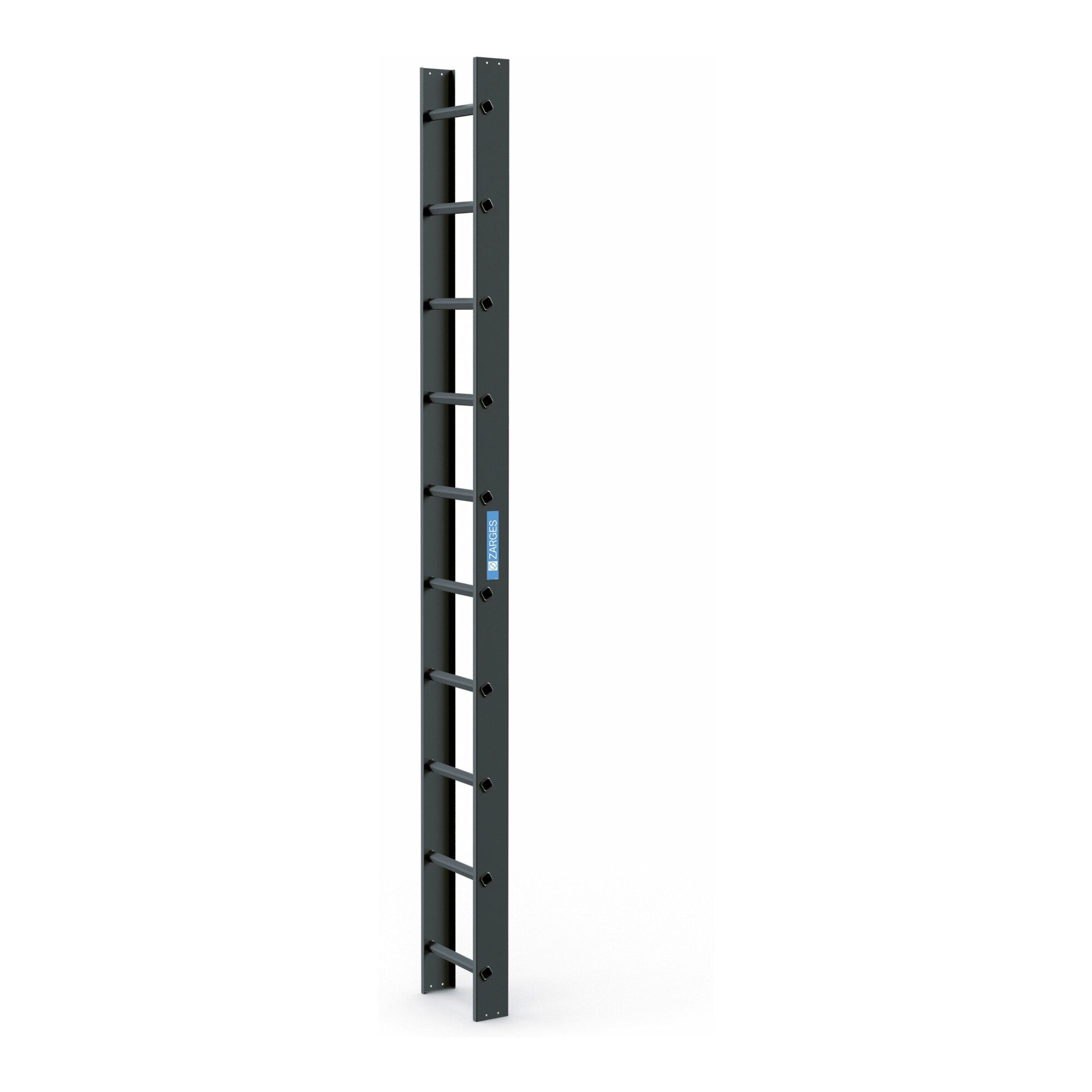 Zarges Dachleiter ZARGES Dachleiter 2.8 m Anthrazitgrau 10 Sprossen