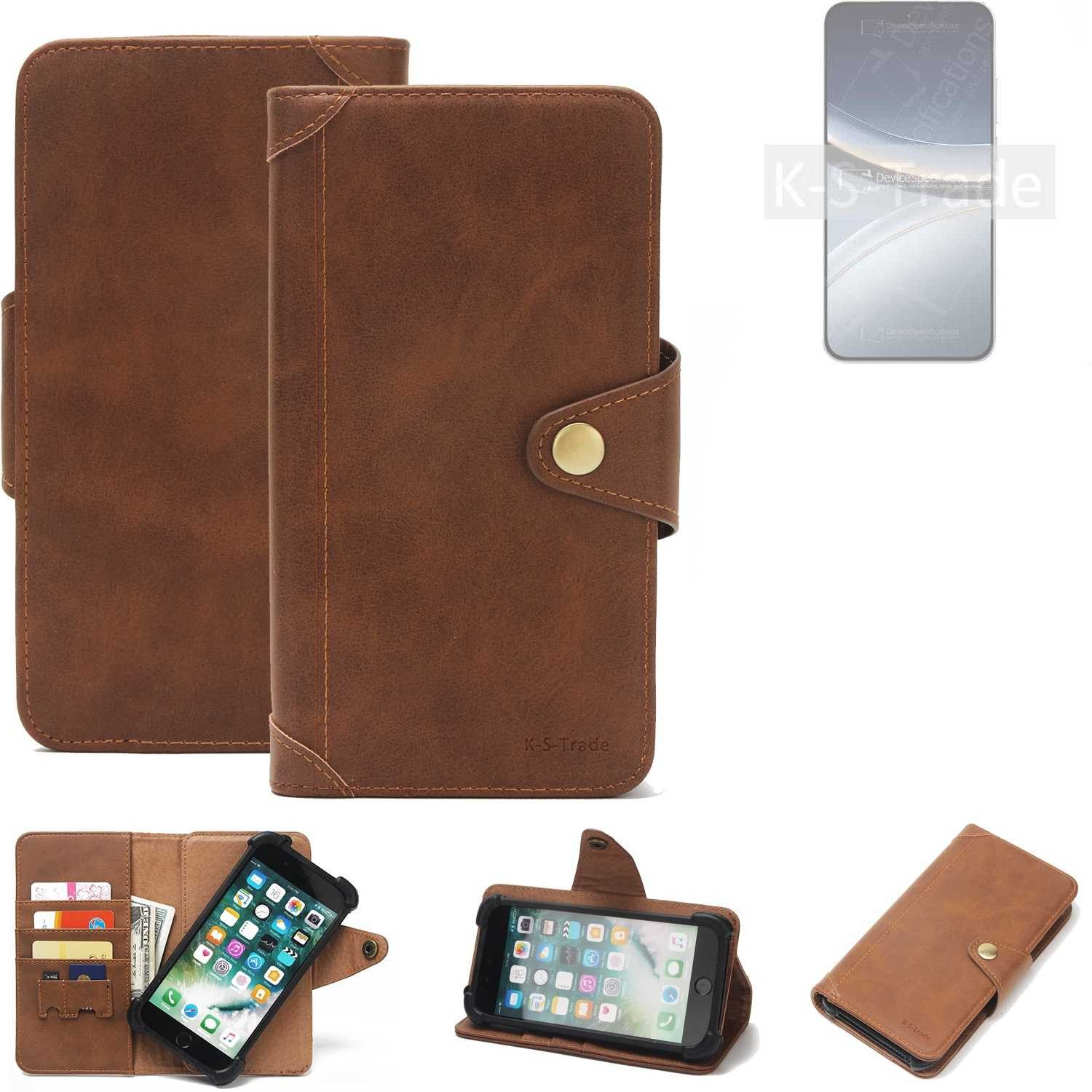 K-S-Trade Handyhülle für POCO F7, Handyhülle Schutz Hülle Walletcase Bookstyle Tasche Case