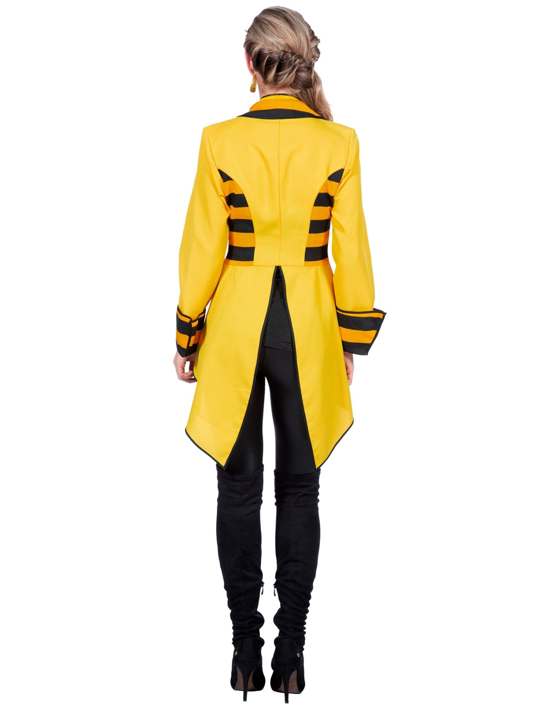 Wilbers Kostüm Bienen Frackjacke Damen Gelb Schwarzes Kostüm für Karneval + günstig online kaufen