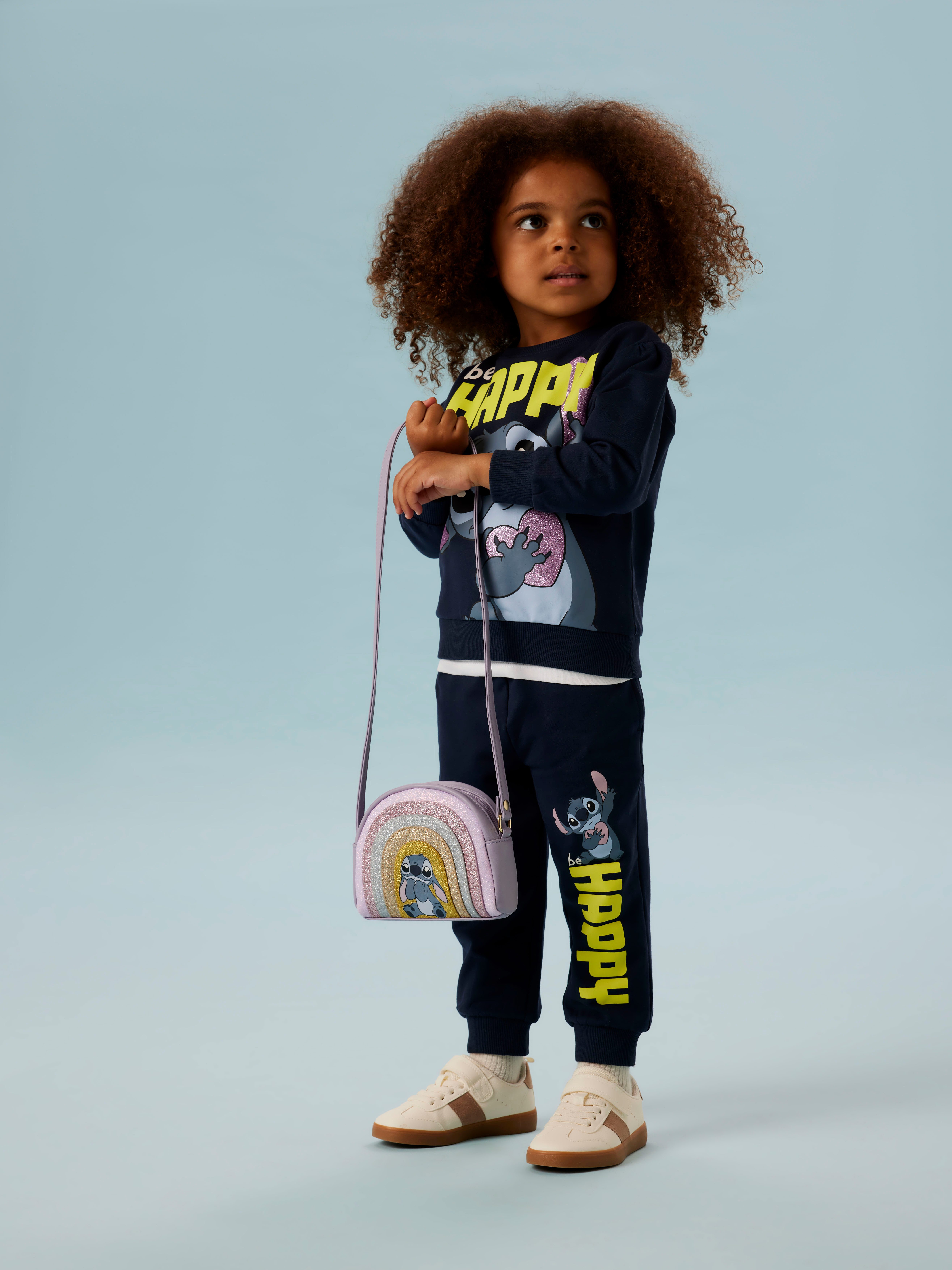 Name It Sweatshirt NMFDIDI STITCH SWEAT UNB NOOS WDI mit Glitzerprint für einen funkelnden und coolen Loo