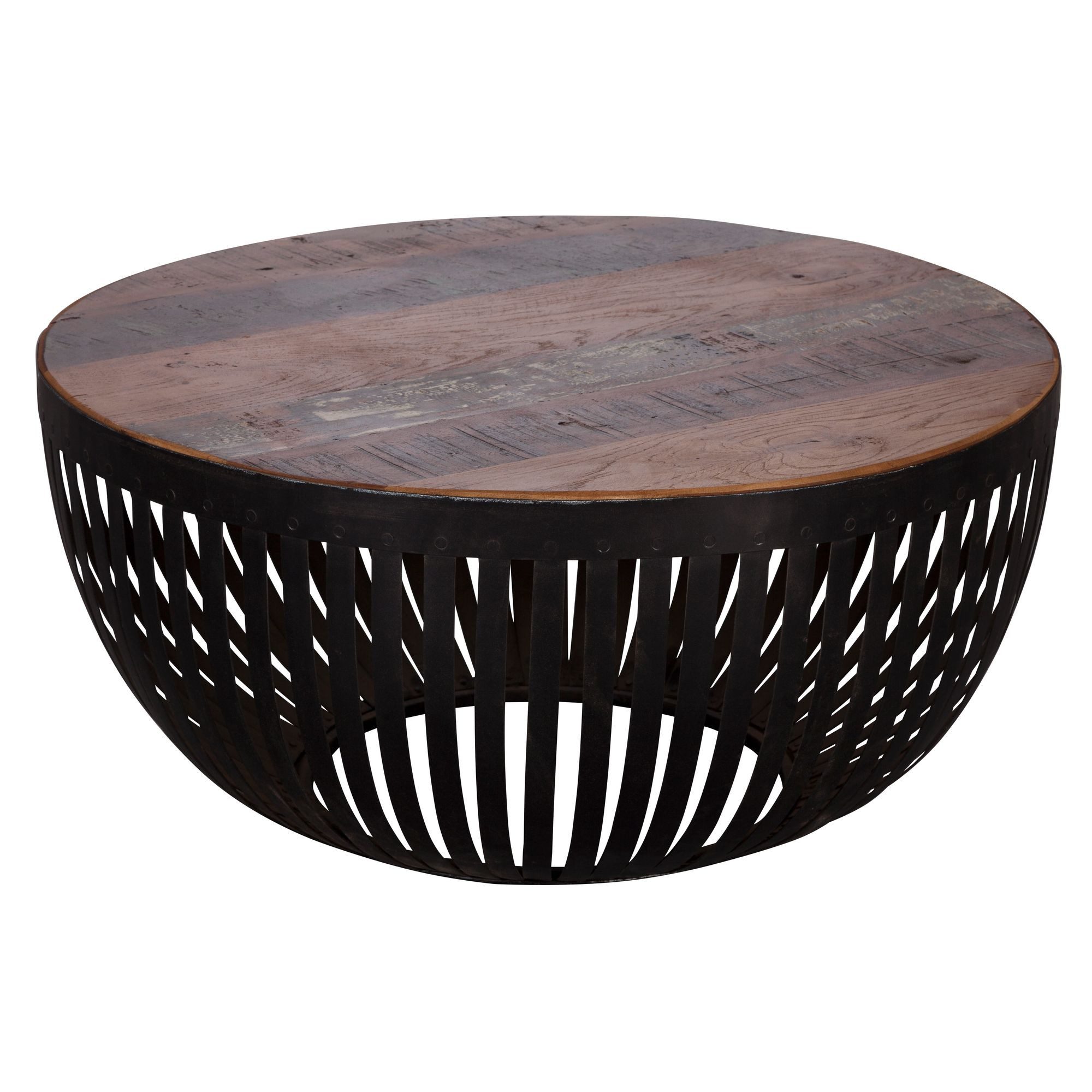 Couchtisch Couchtisch 70x33x70 cm Holz / Metall Wohnzimmertisch Industrial