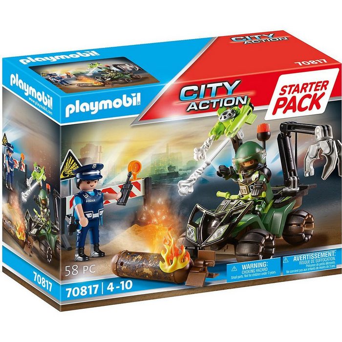 Playmobil® Spielfigur PLAYMOBIL® 70817 Starter Pack Polizei: