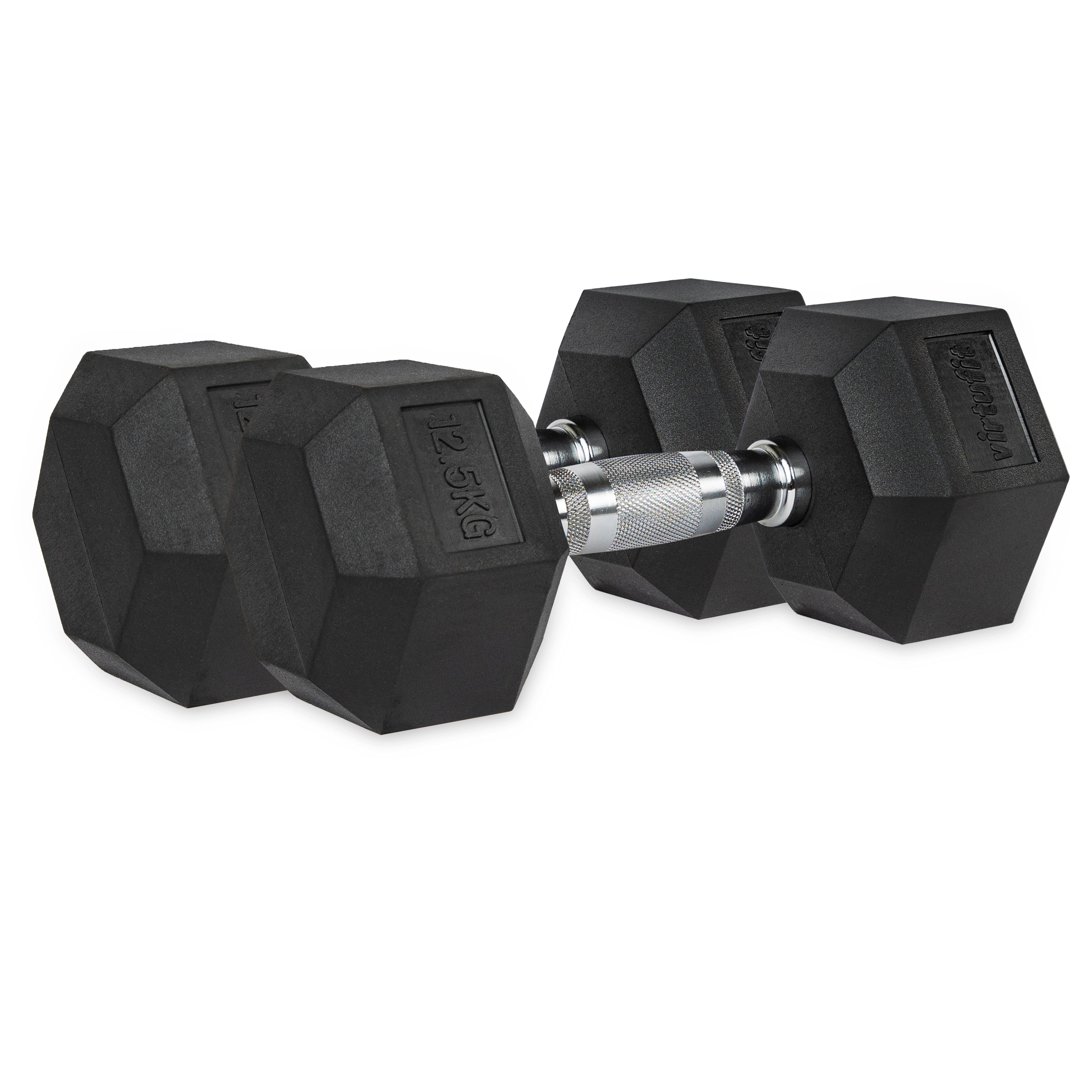 VirtuFit Kompakthantel VirtuFit Hexa Kurzhantel Pro Set 2 x 12,5 kg