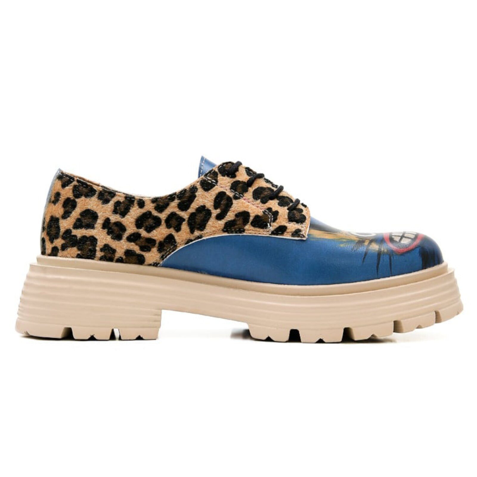 DOGO Brooklyn Meow Attack Damen Halbschuhe Loafer Handgefertigt