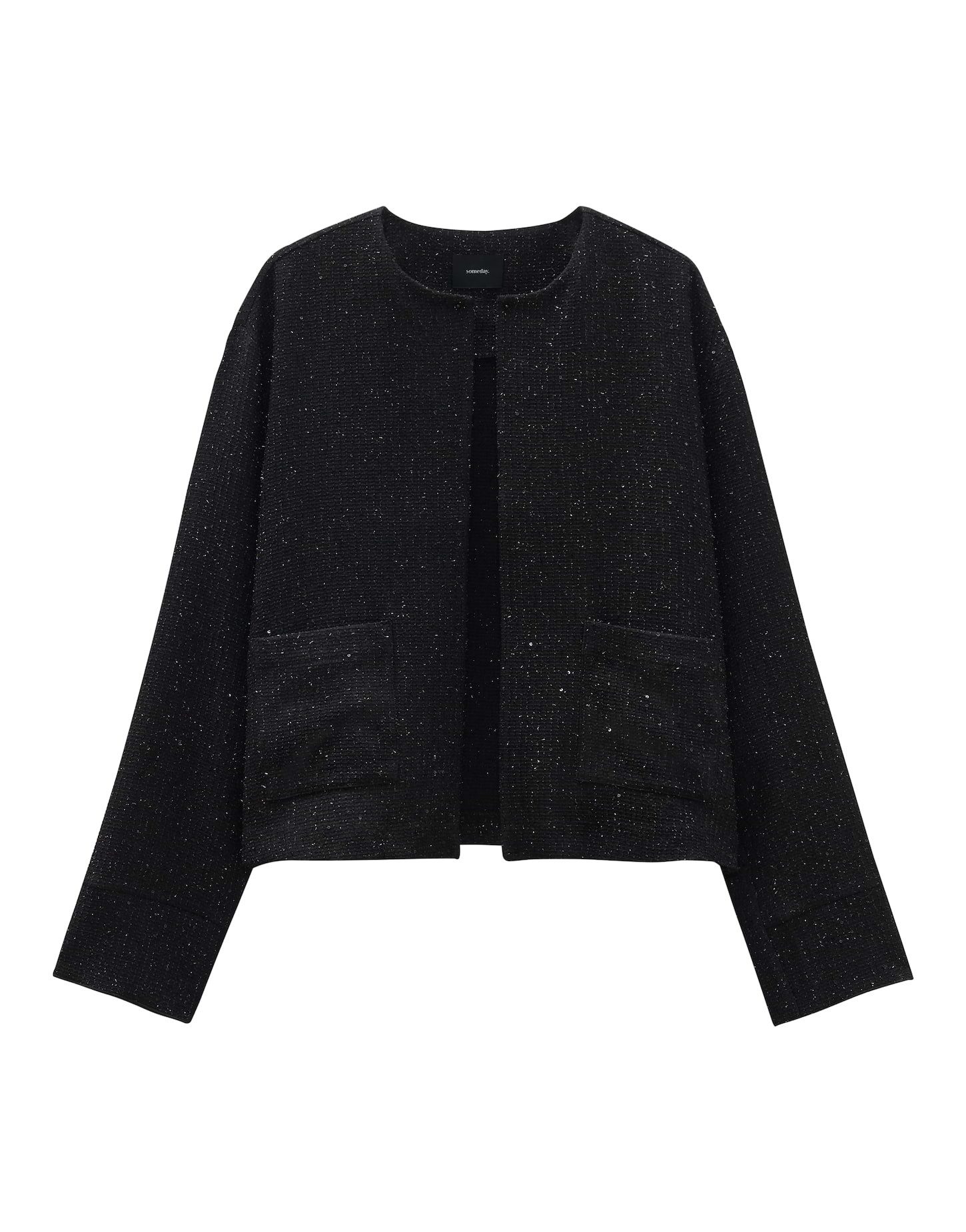 someday Jackenblazer Kurze Blazerjacke NERCI Loose mit Glitzer Effekt günstig online kaufen