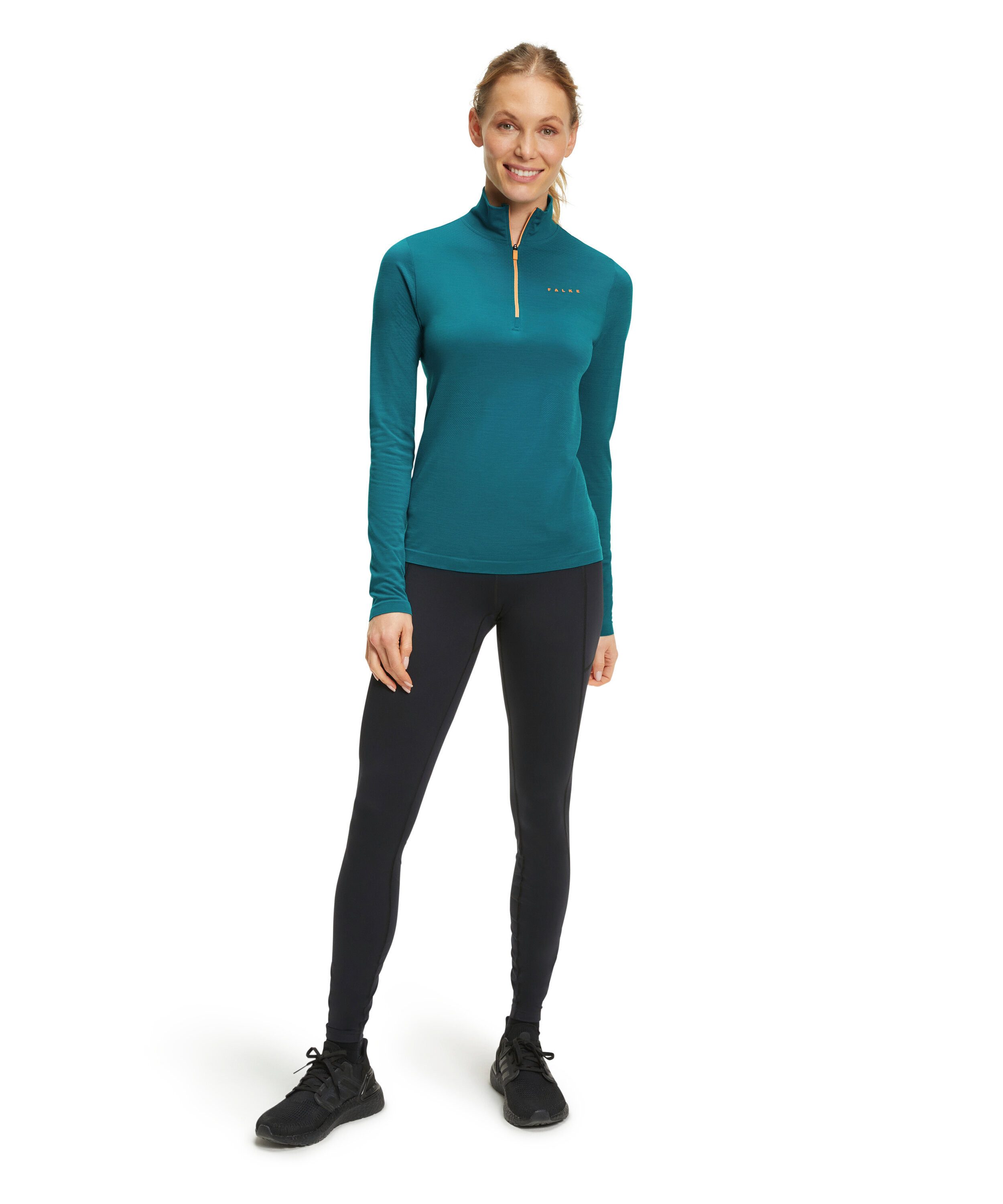 FALKE Laufshirt Langarmshirt mit schneller Rücktrocknung (1-tlg., 1) mit schneller Rücktrocknung