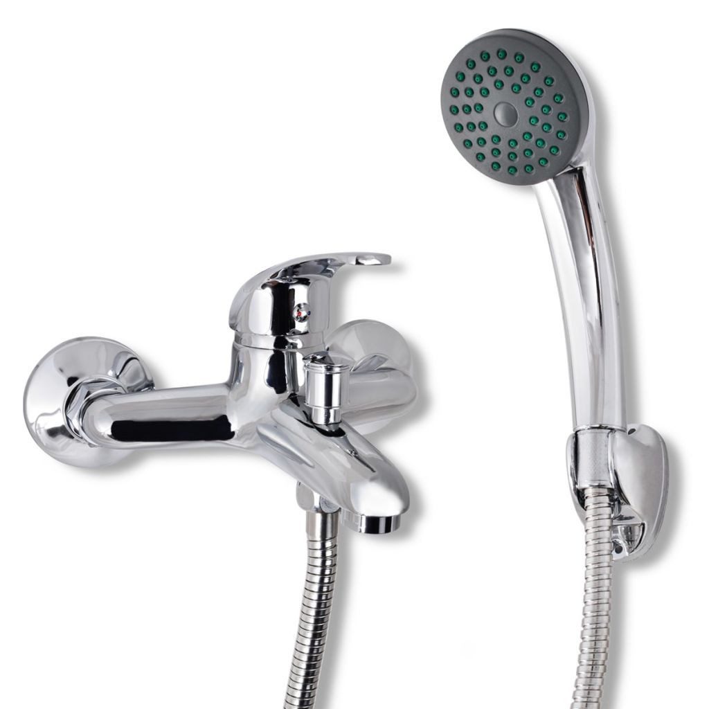 Küchenarmatur Bad Dusche Mischbatterie Set Chrom Badewanne Armatur