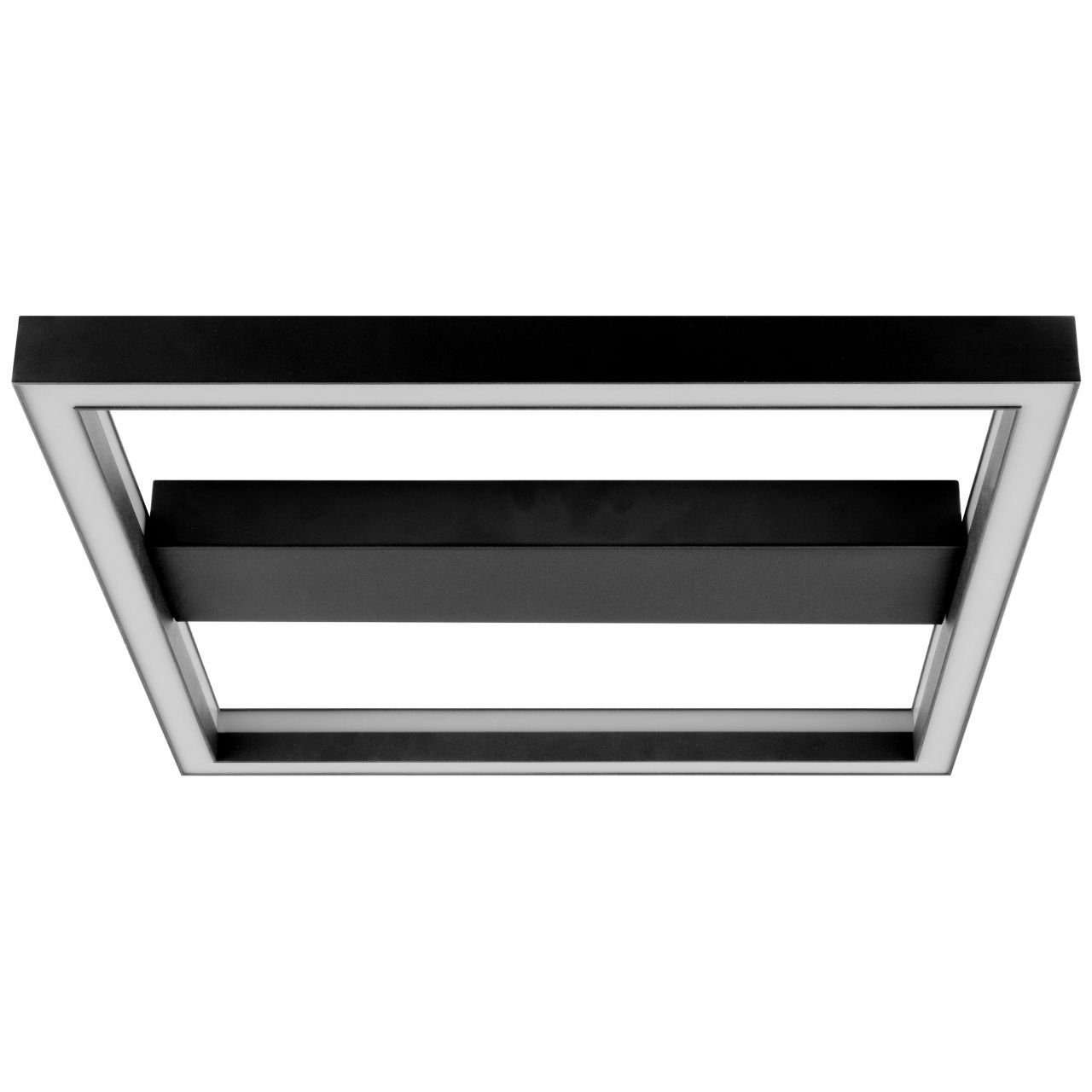 Icarus, Deckenleuchte LED Lampe, sand/schwarz, Icarus Metall 50x50cm 2700-6200K, Brilliant und Deckenleuchte Wand-