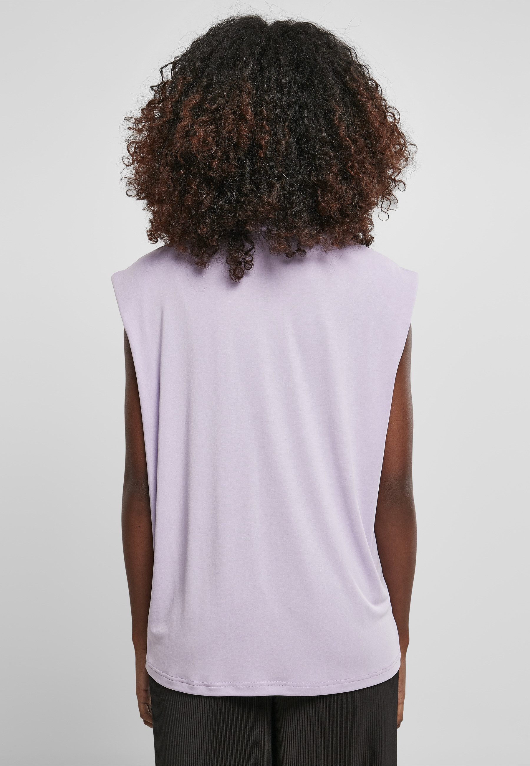 URBAN CLASSICS Tanktop Urban Classics Damen Ladies Modal Padded Shoulder Tank (1-tlg)