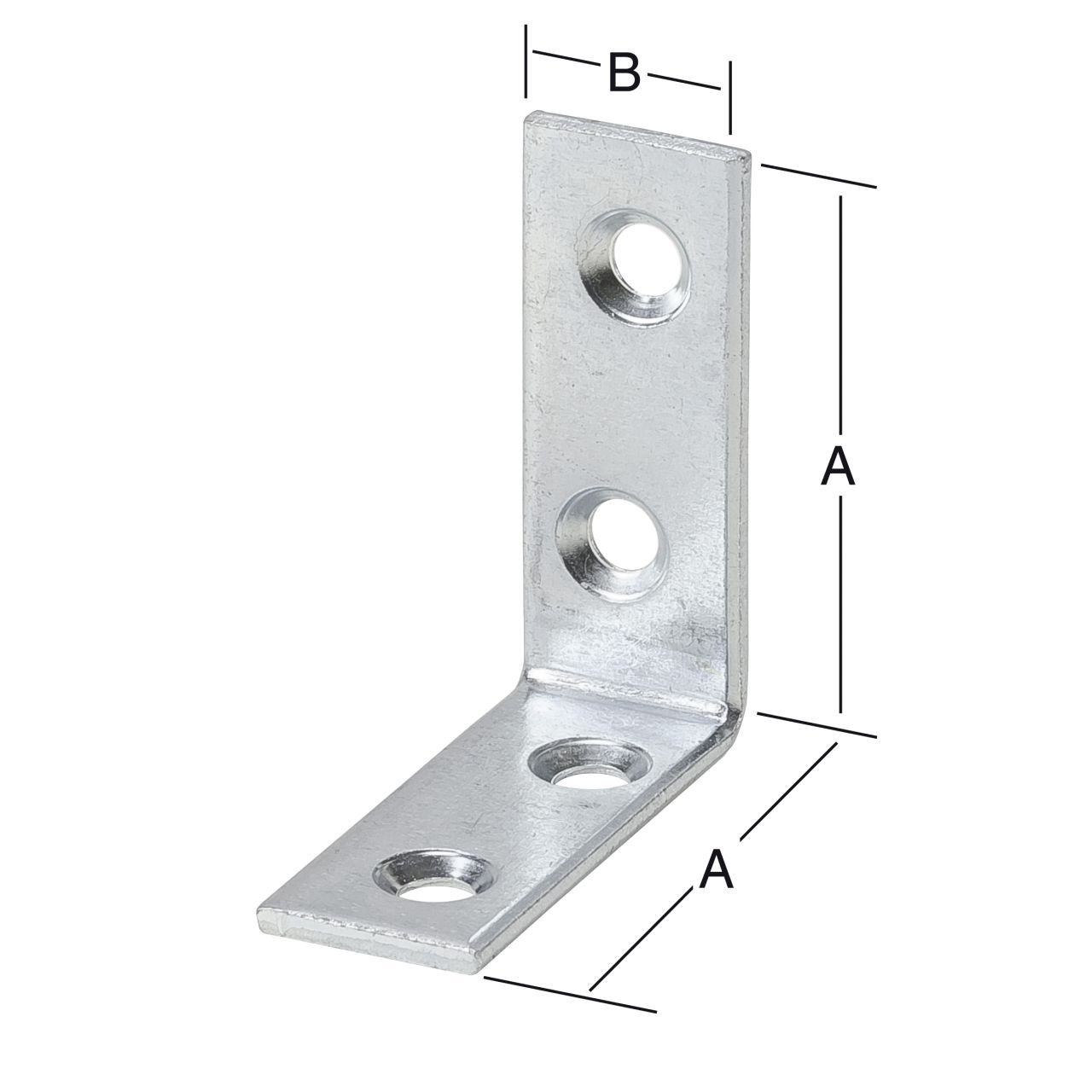 Thumbnail - Vormann Winkelverbinder Vormann Stuhlwinkel 50x50x18 mm Stahl verzinkt -