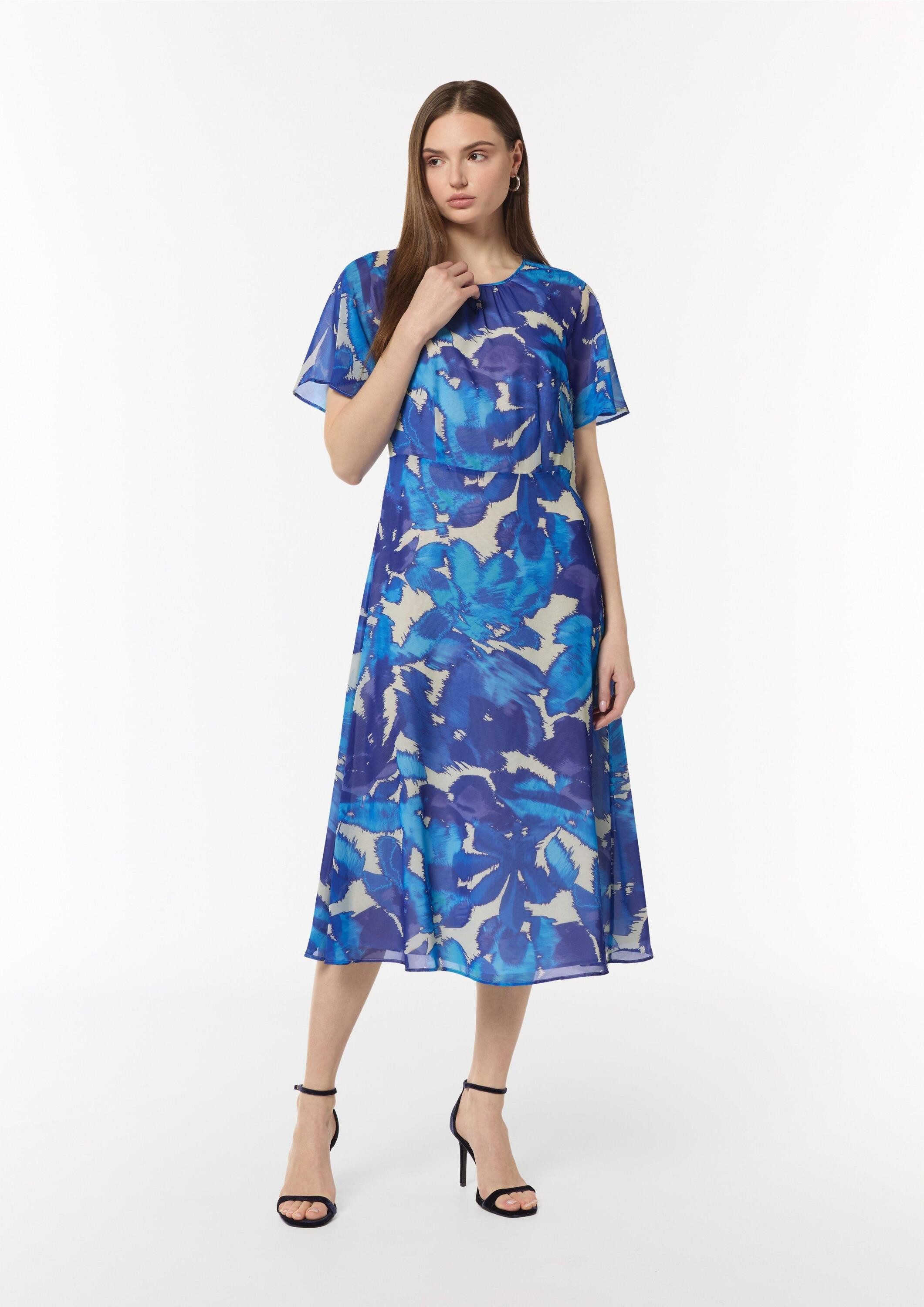 comma Midikleid Kleid Midi-Kleid aus Webware günstig online kaufen