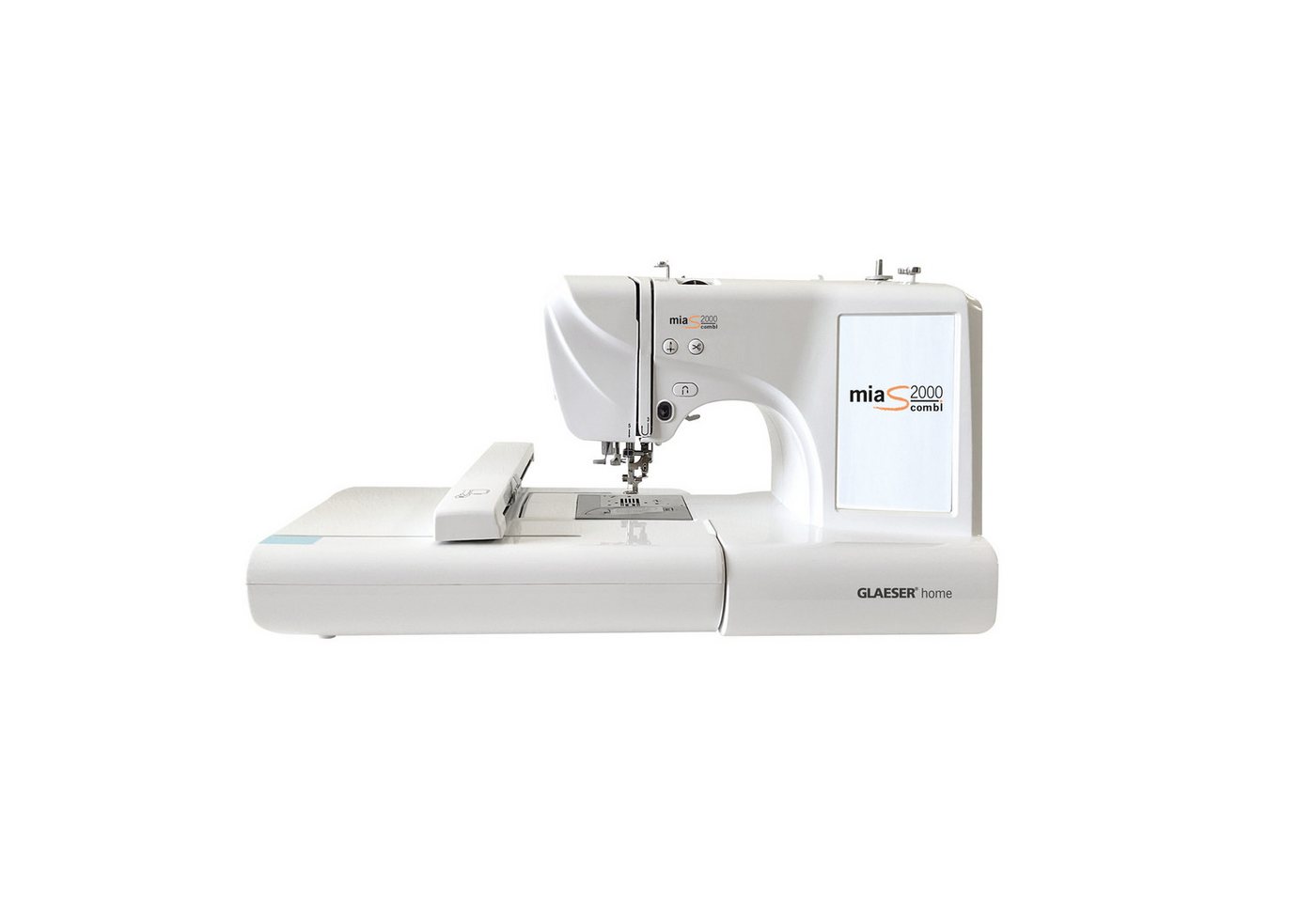 GLAESER home Näh- und Stickmaschine GLAESERhome miaS2000combi Stick- & Nähmaschine, 160 Programme