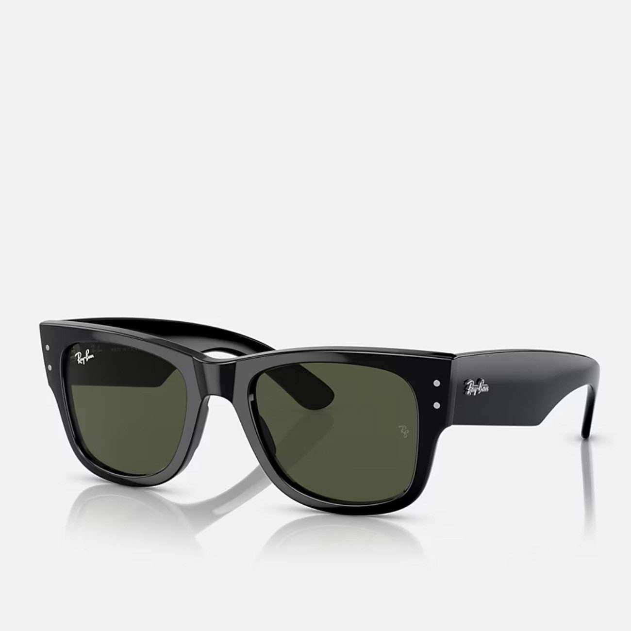Ray-Ban Sonnenbrille Ray-Ban Mega Wayfarer Black Green günstig online kaufen