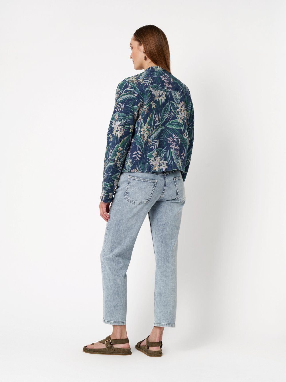 TONI Straight-Jeans Ella 7/8 mit Waschung