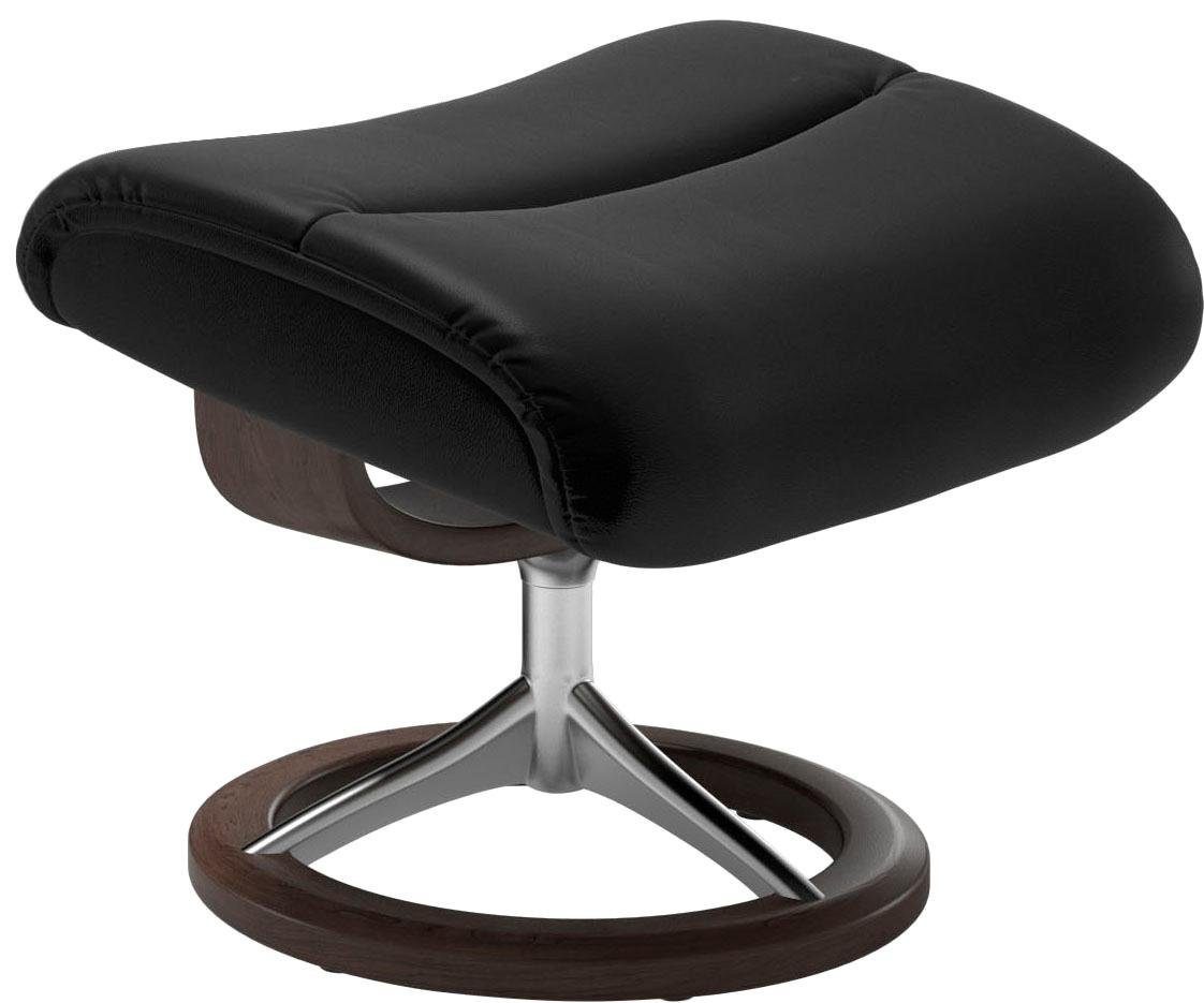 Stressless® Relaxsessel View (Set, Relaxsessel mit Hocker), mit Signature Base, Größe M,Gestell Wenge