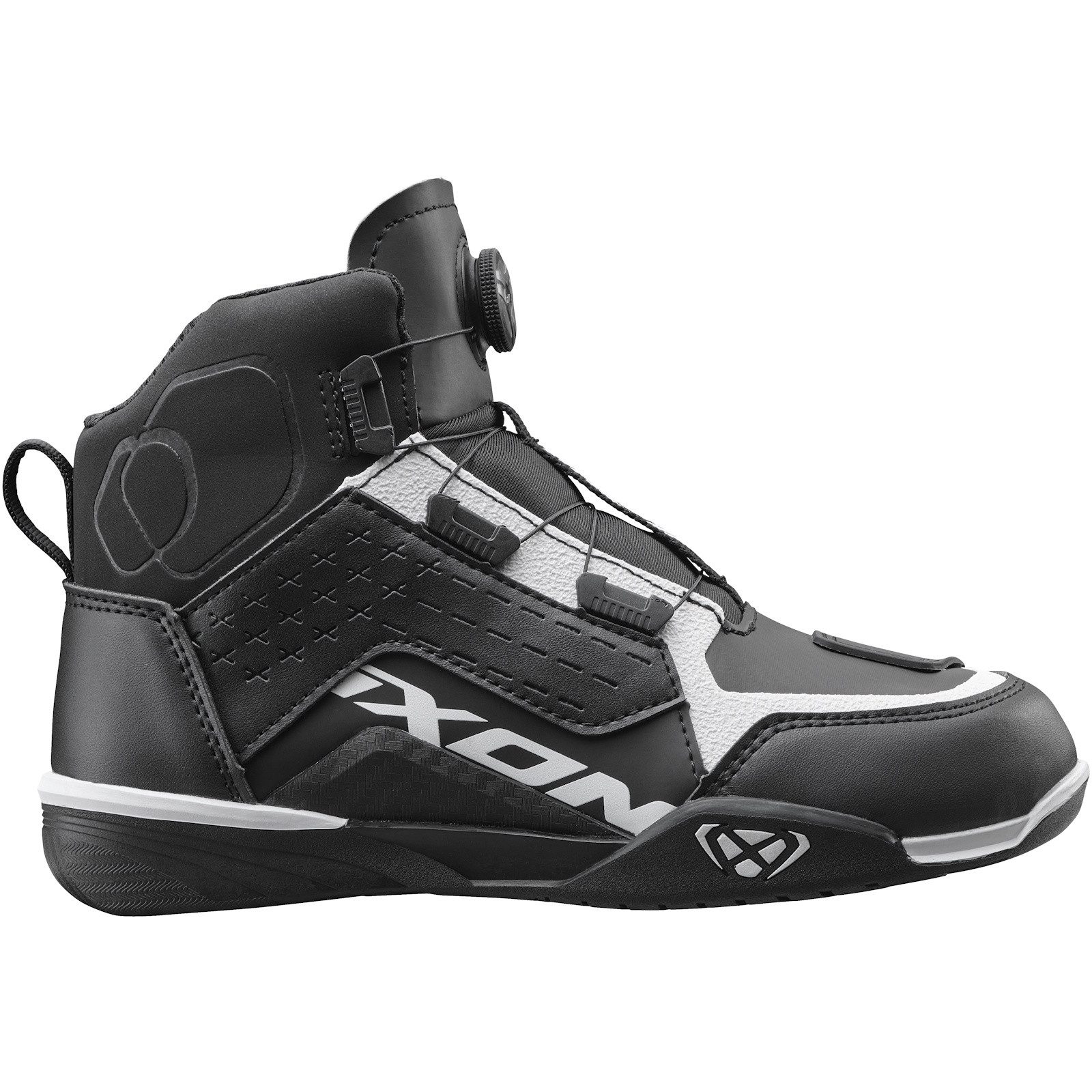 Ixon Ixon Vyper WP Damen Motorradschuhe Schwarz / Weiß 39 Motorradstiefel (Packung, Antistatische und Öl- und Benzinfeste Sohle)