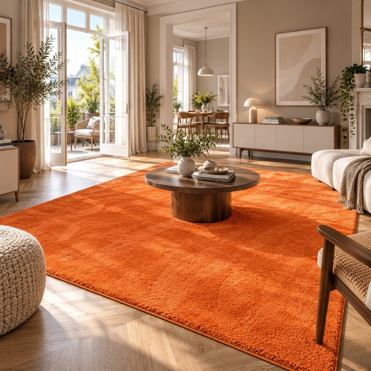 Snapstyle Hochflor-Teppich Hochflor Shaggy Teppich Palace, Rechteckig, Höhe: 36 mm