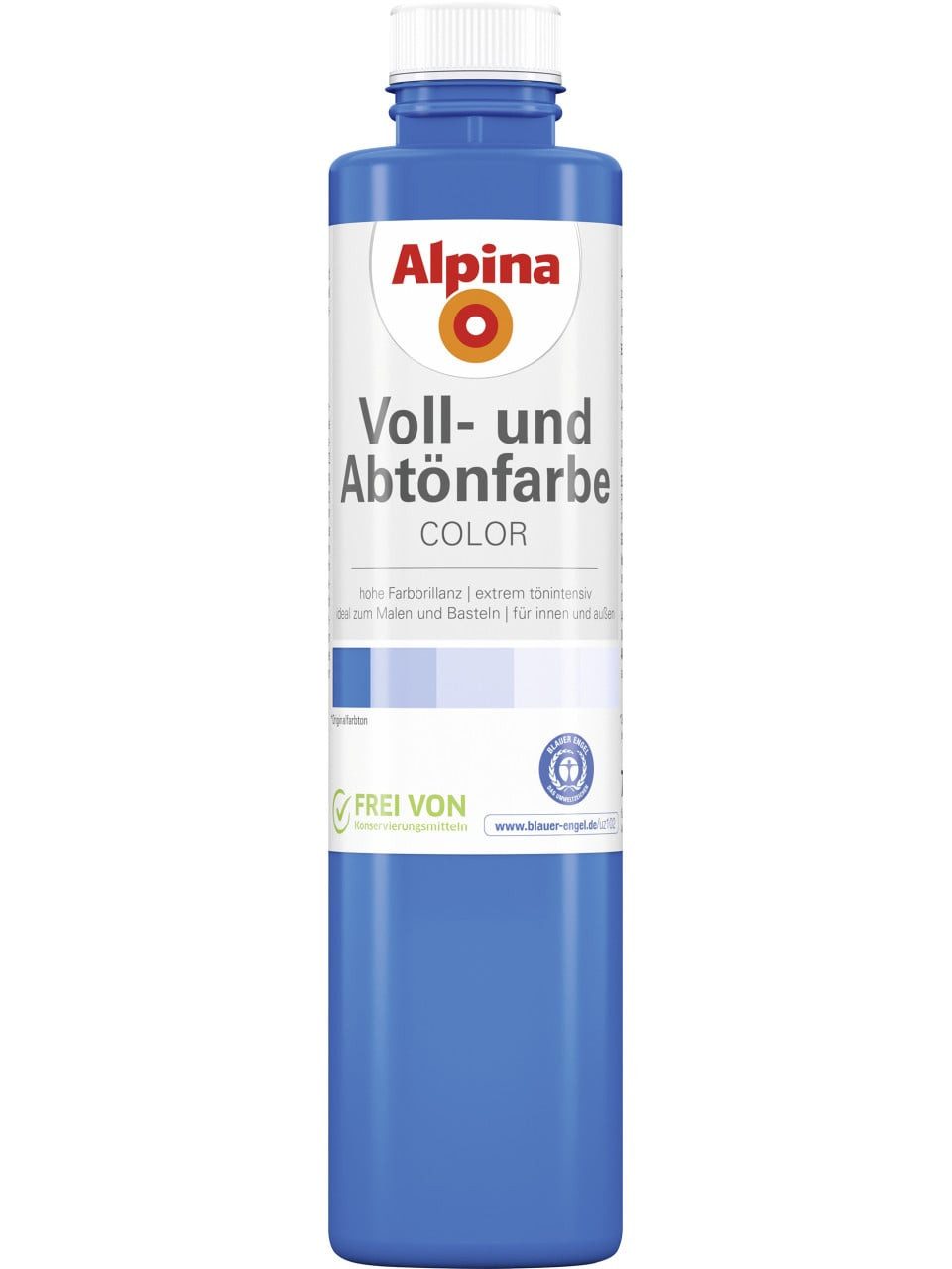 Alpina Vollton- und Abtönfarbe Alpina Color Abtönfarbe royal blue seidenmatt 750