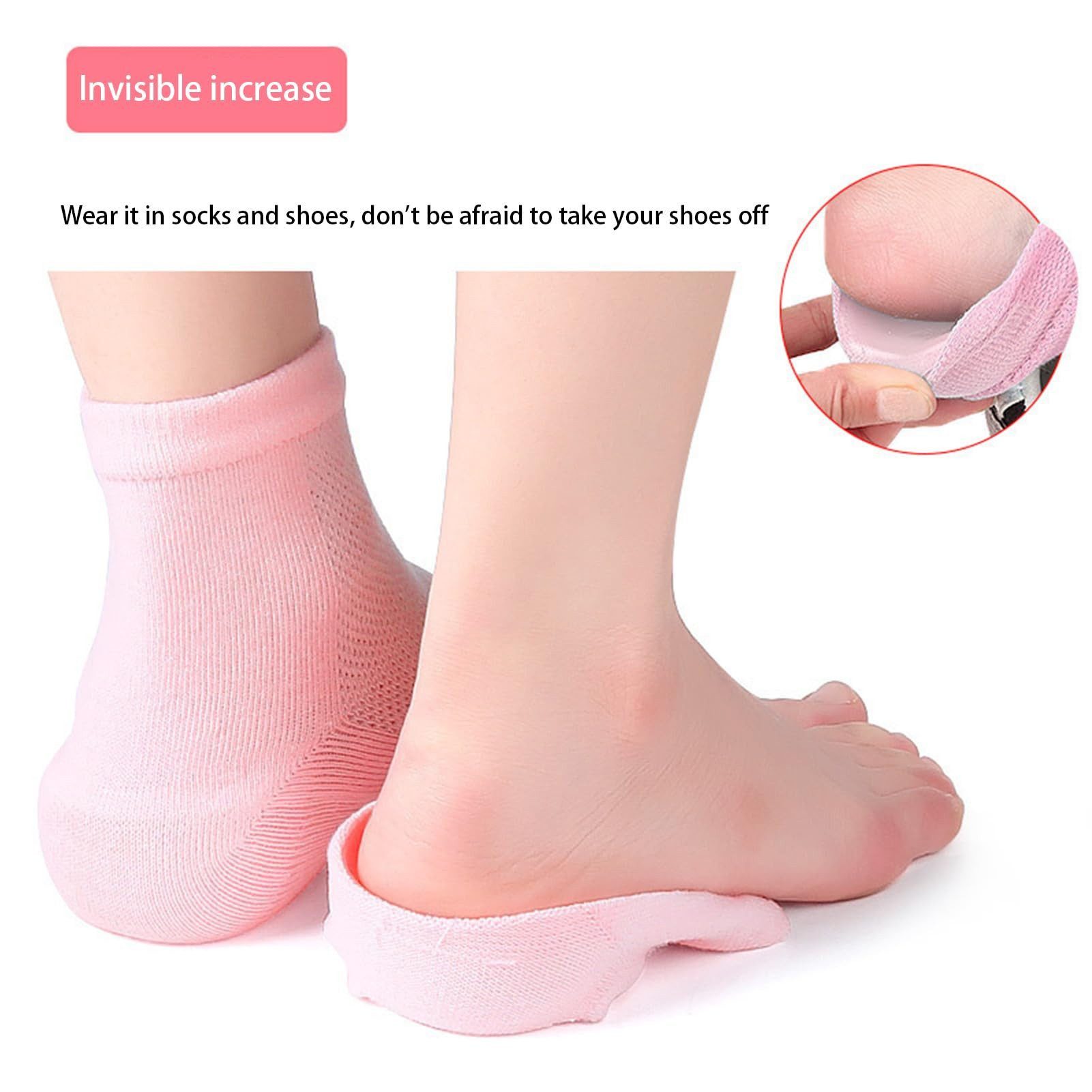 RWEUOQ Fersenpolster Erhöhte Innensohlen mit Socken-Design günstig online kaufen