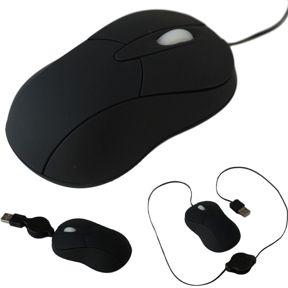 K-S-Trade Handyhülle für only wired 3 universal, QUALITÄTSPRODUKT: Maus universal kabelgebunden Office Tasten