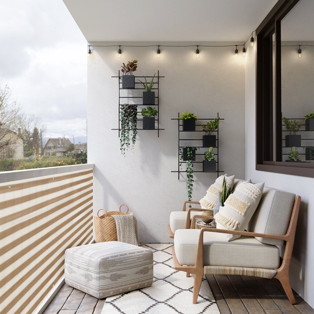 Sekey Balkonsichtschutz Balkon Sichtschutz aus 220g/m² günstig online kaufen