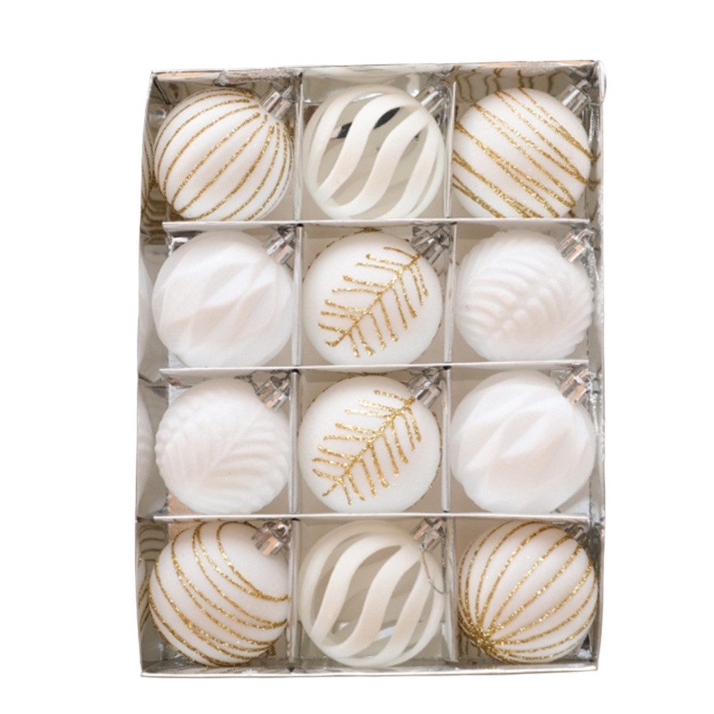 Cachito Weihnachtsbaumkugel Weihnachtskugeln aus Samt, 12er Set Samt Weihnachtsdeko, Christbaumschmuck