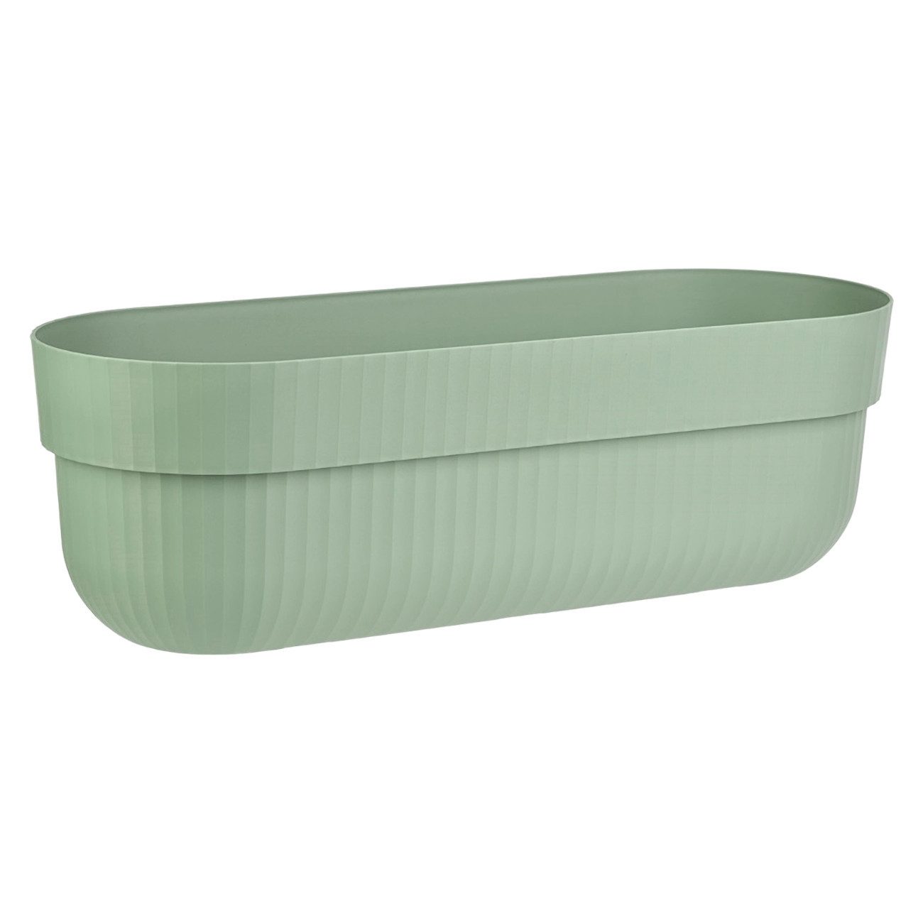 Blumenkasten mit Wasserspeicher/Drainagesystem und Abstandshalter
