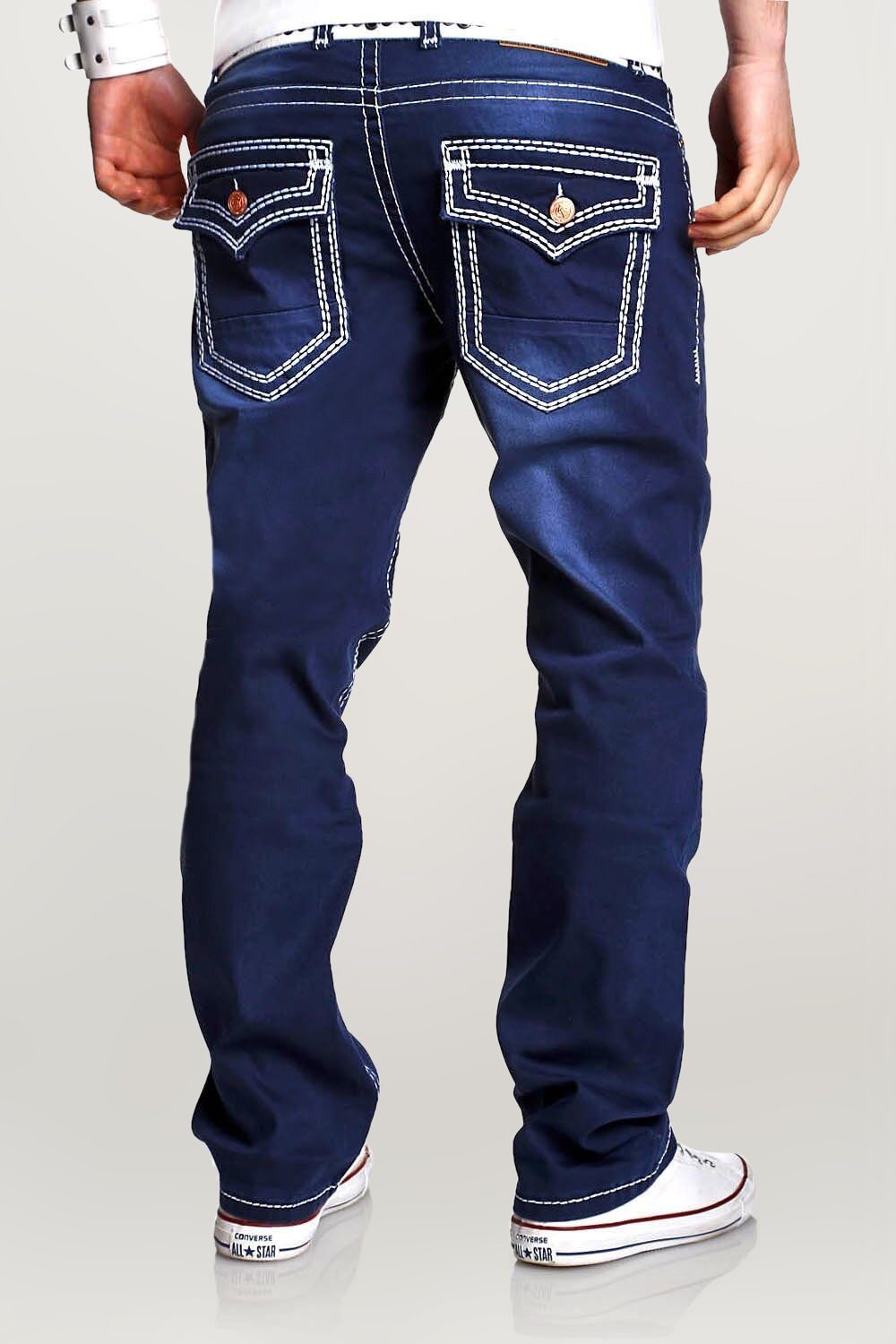 behype Bequeme Jeans Stitch mit dicken Kontrastnähten