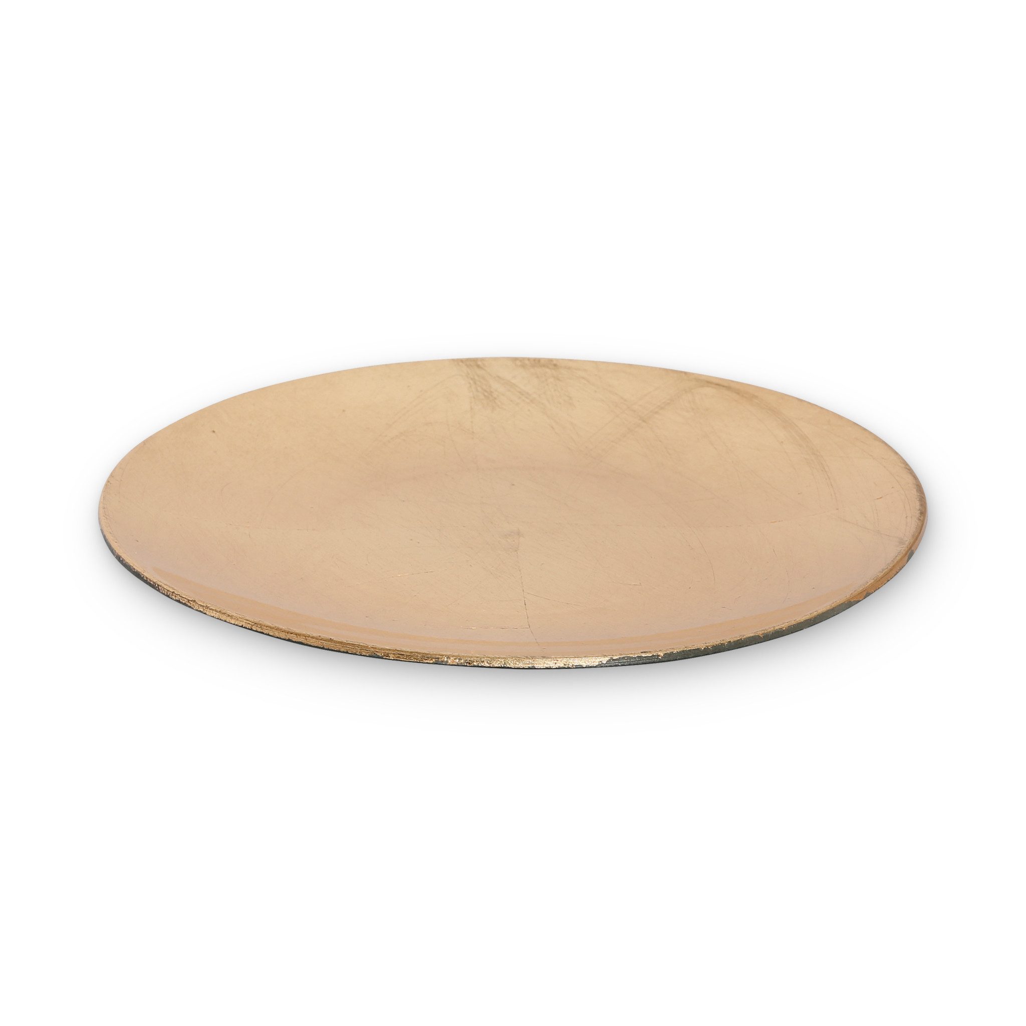 matches21 HOME & HOBBY Dekoschale Deko-Teller 22 cm in gold für drinnen & d günstig online kaufen