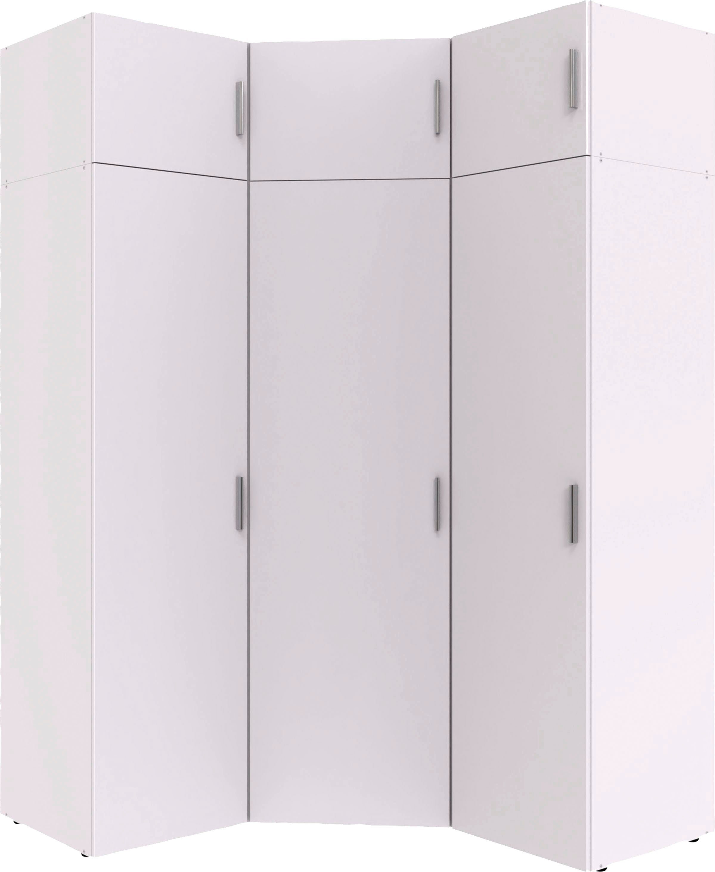 Wimex Schranksystem Münster (Spar-Set, 6tlg: Eckschrank+ 2 Шкафы 50cm breit+ 3 Aufsatzmodule) Mehrzweckschrank