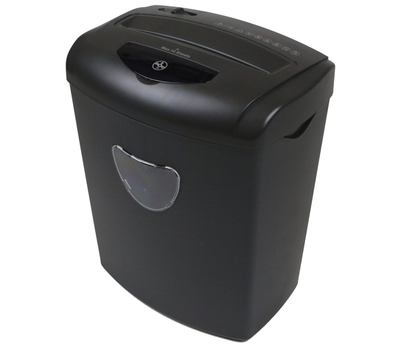 ProfiOffice Aktenvernichter ProfiOffice Home Office Aktenvernichter Piranha 10CD cross-cut, P4, 10 Blatt, Extra CD Slot