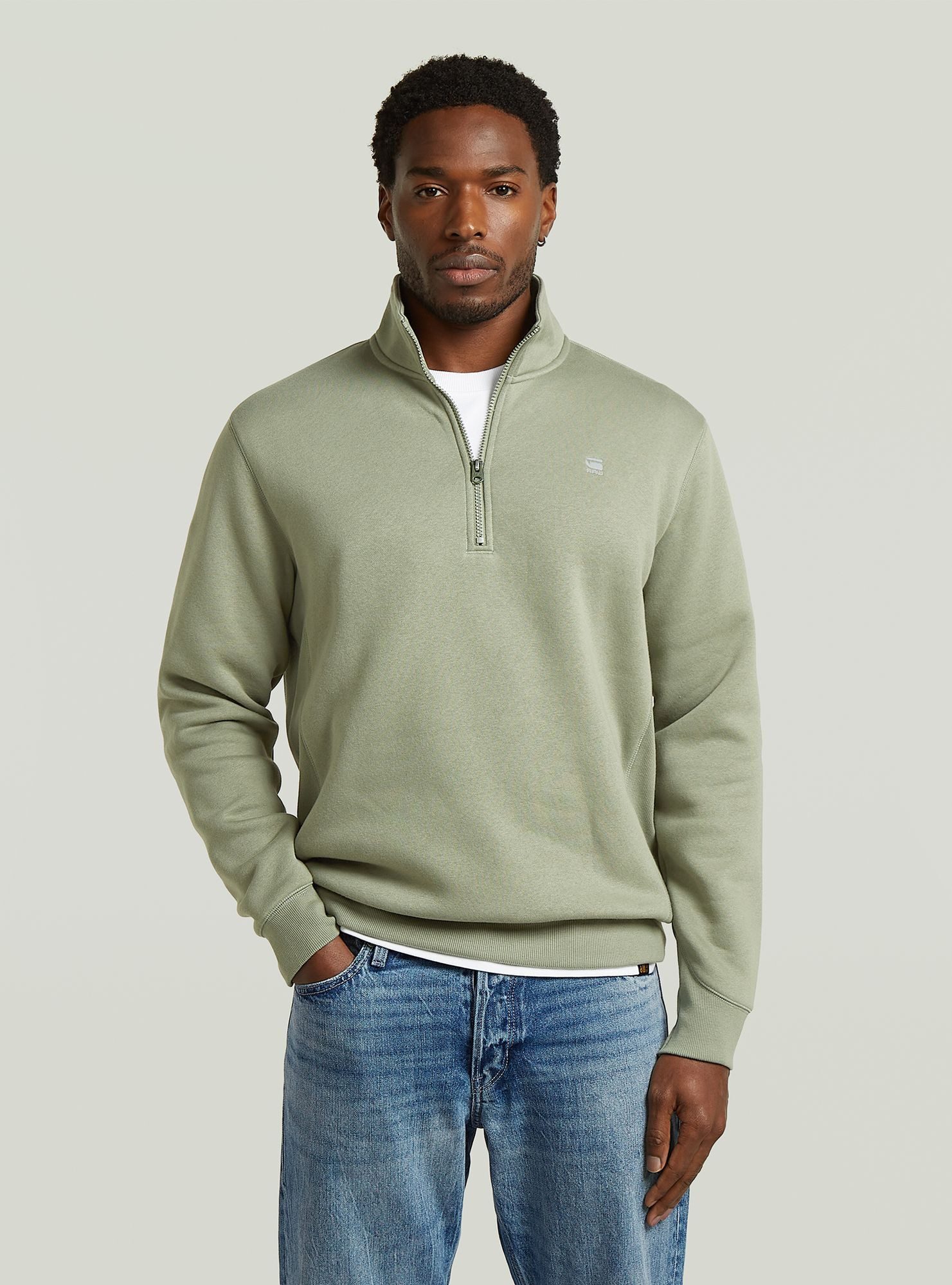 G-STAR Longpullover Premium Core Half Zip Sweater