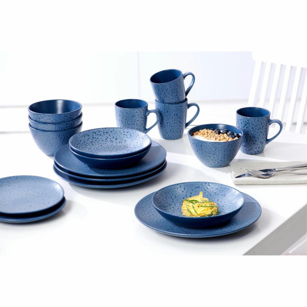 Ritzenhoff & Breker Schale Kitwe Blau Ø 20 cm, Steinzeug