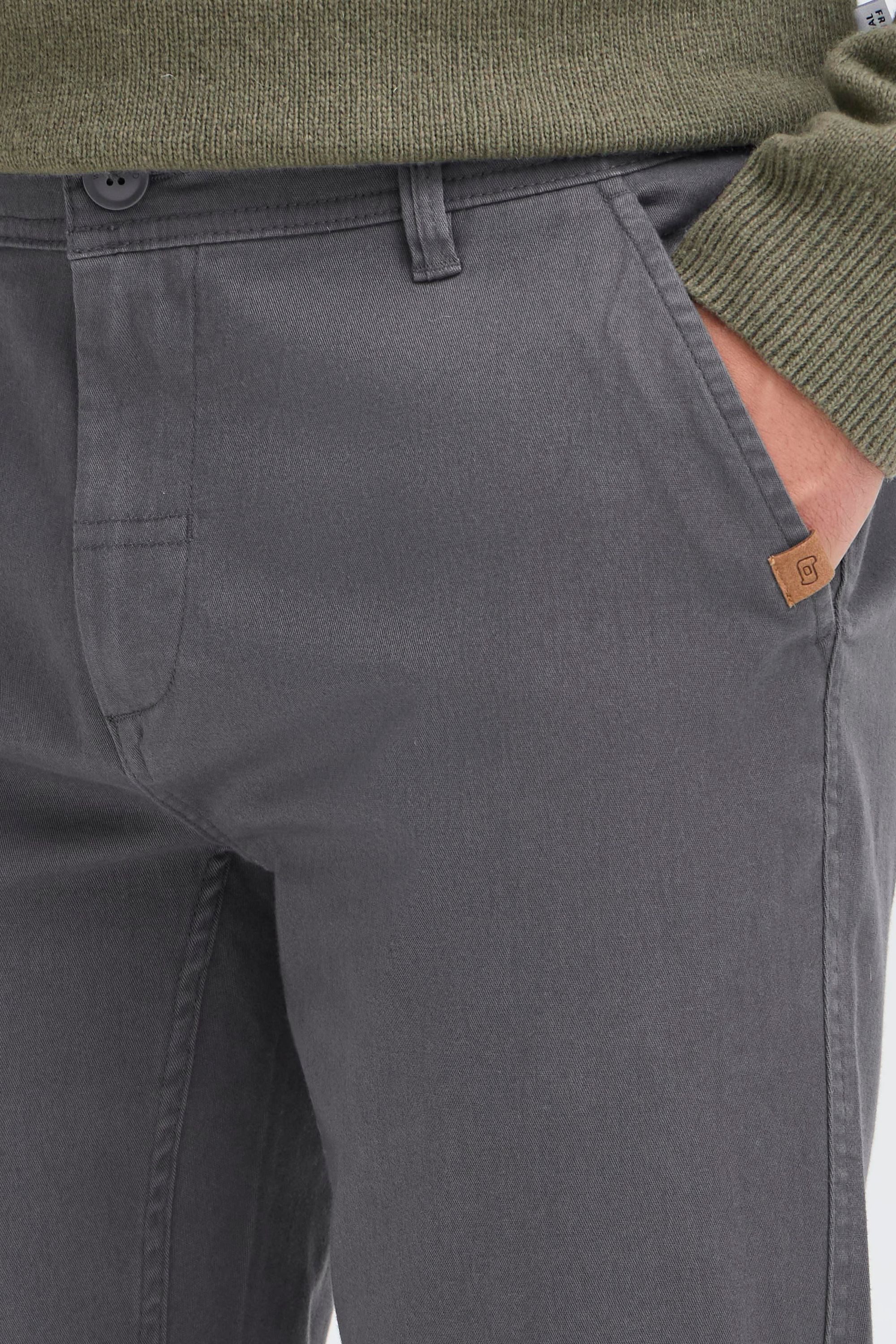 Blend Chinohose BHTirak Stoffhose mit Gürtelschlaufen und Leder-Details - Regular Fit
