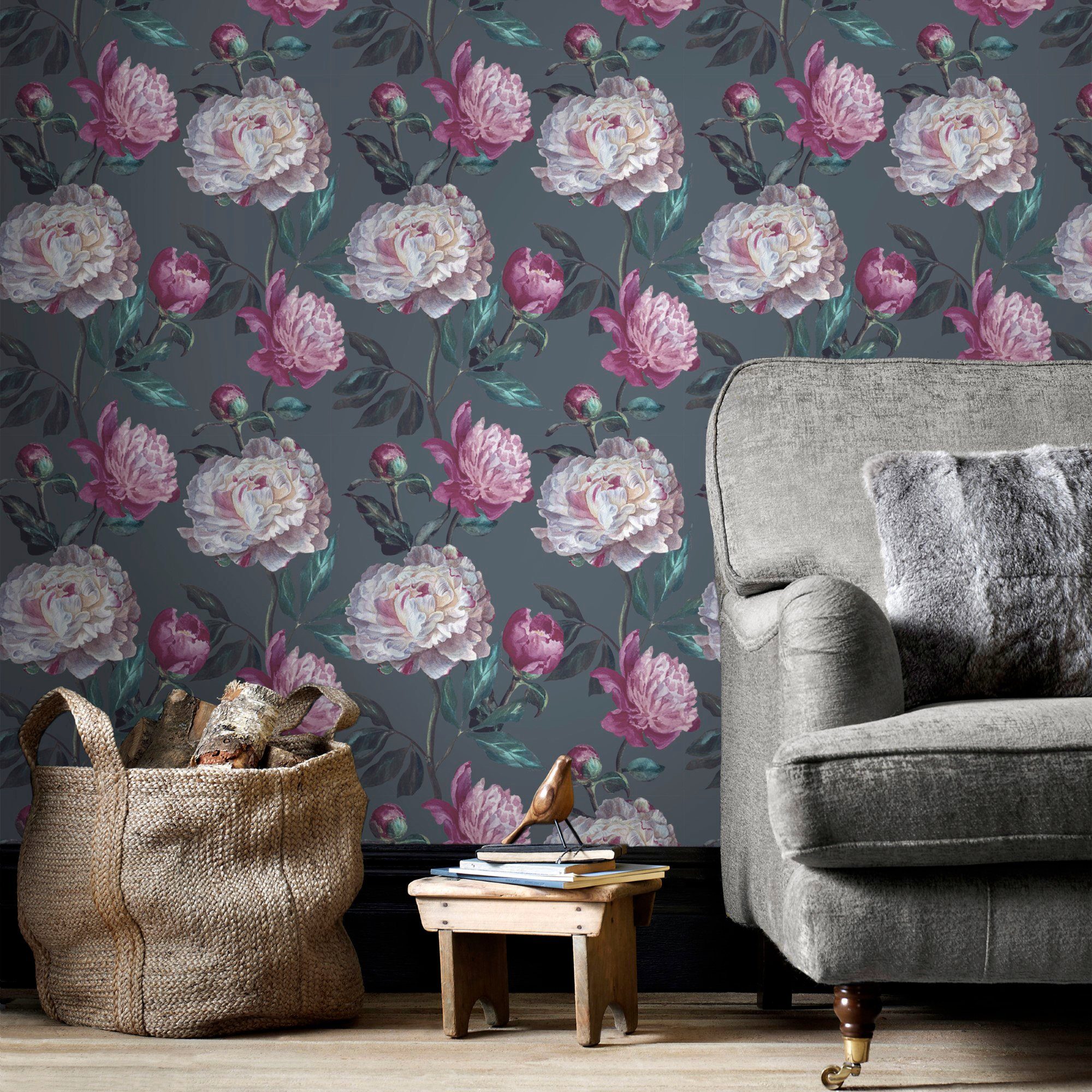 WOW Vliestapete Peony, FSC® zertifiziert, mit günstig online kaufen