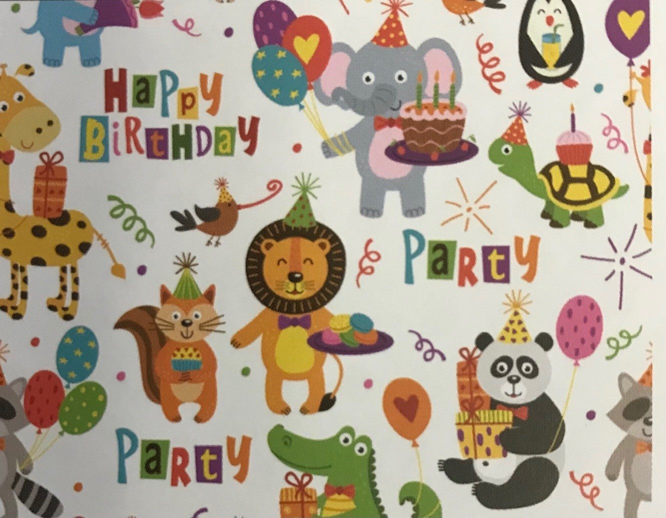 BSB Grußkarten Geschenkpapier – Röllchen – Kindergeburtstag - 70x150 cm - Party
