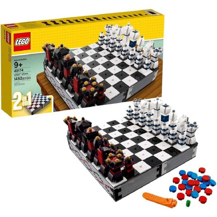 LEGO® Spielbausteine Iconic 2 in 1 Schachspiel (40174) (1450 St)