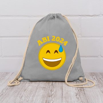 Shirtracer Turnbeutel Emoticon - Abi 2024 - Wer hätt's gedacht?, Abitur & Abschluss 2024 Geschenk