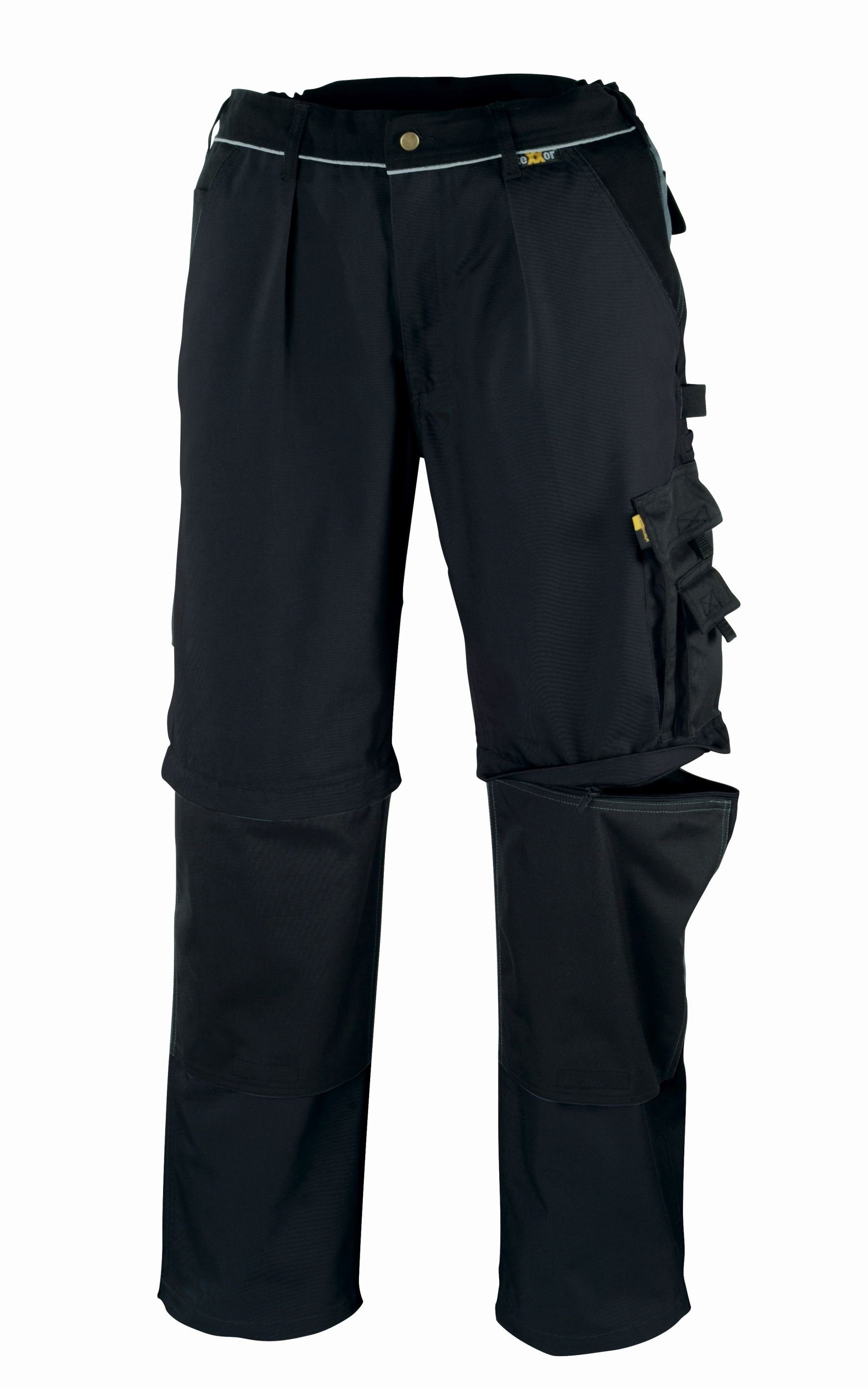 TRIZERATOP Arbeitshose Canvas (320 g/m) 2-in-1 Bundhose TOBAGO schwarz Größe 52 (1-tlg)