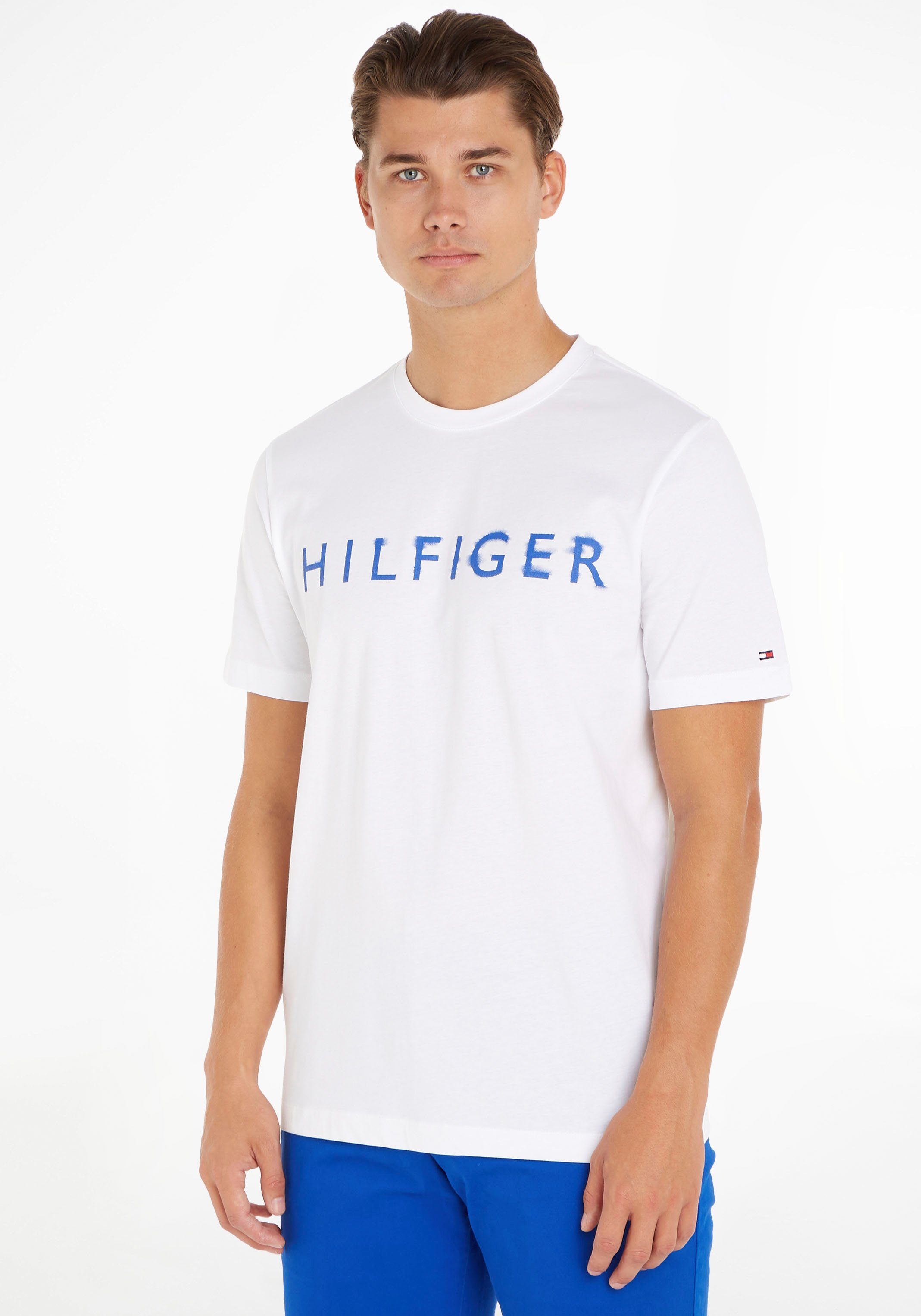 Tommy Hilfiger T-Shirt HILFIGER INK TEE White