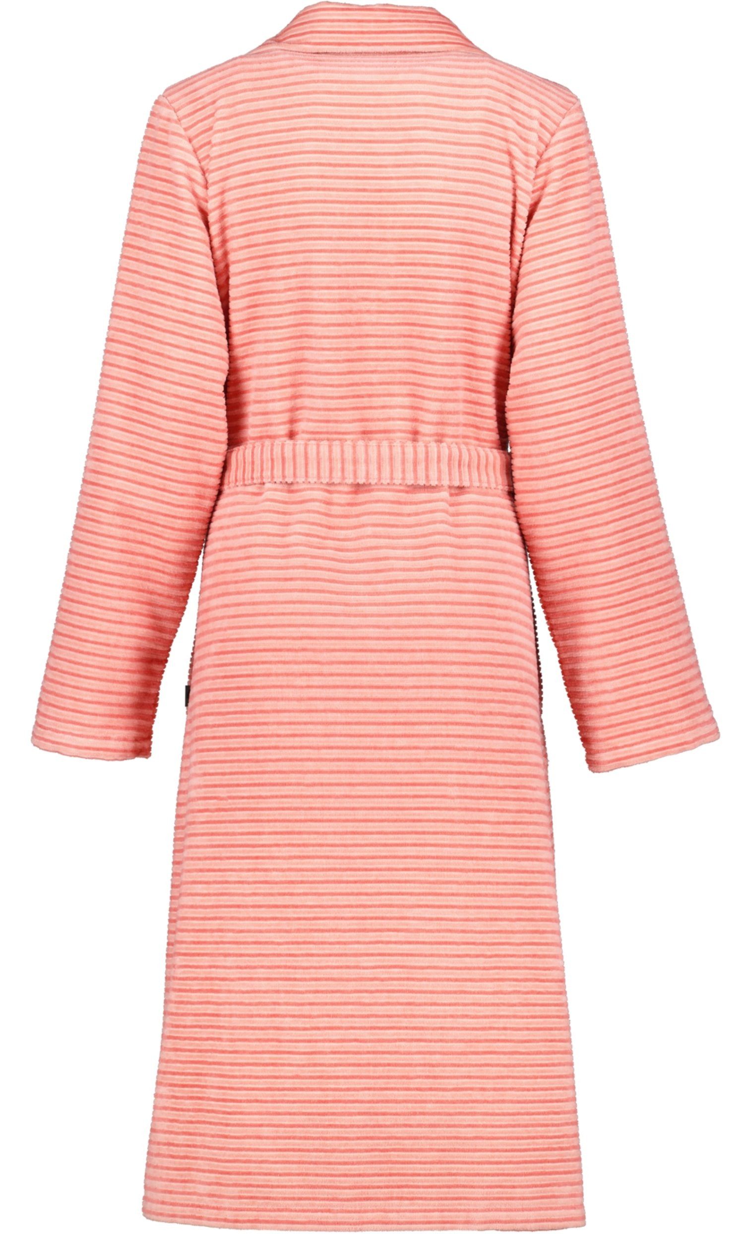 Cawö Damenbademantel Damen Morgenmantel mit Reißverschluss, Midi, Baumwolle günstig online kaufen