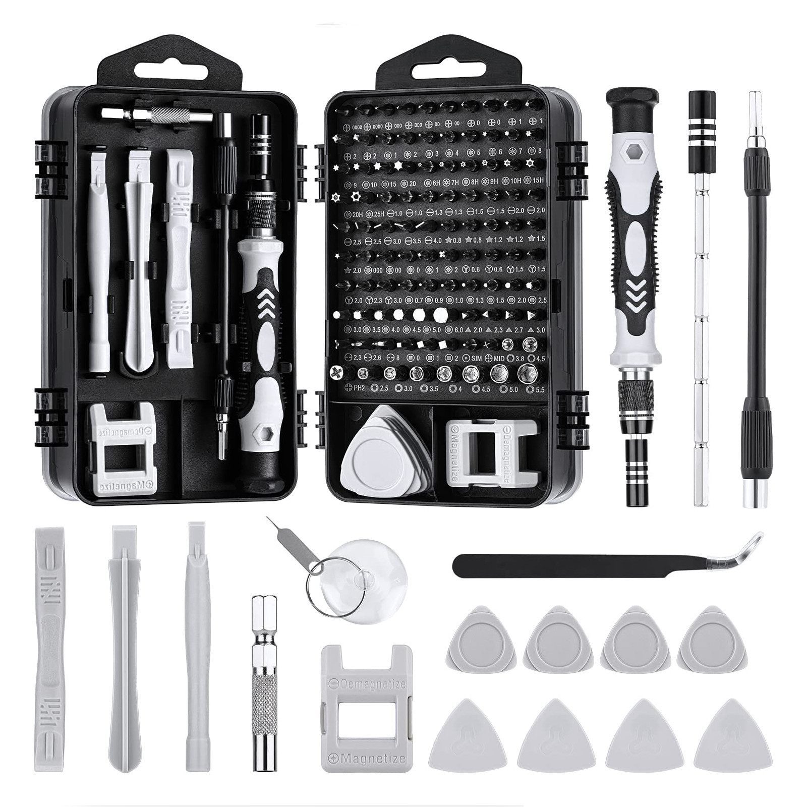 Schraubendreher Set 115 in 1 Feinmechaniker Schraubendreher Set Werkzeug Reparatur Set