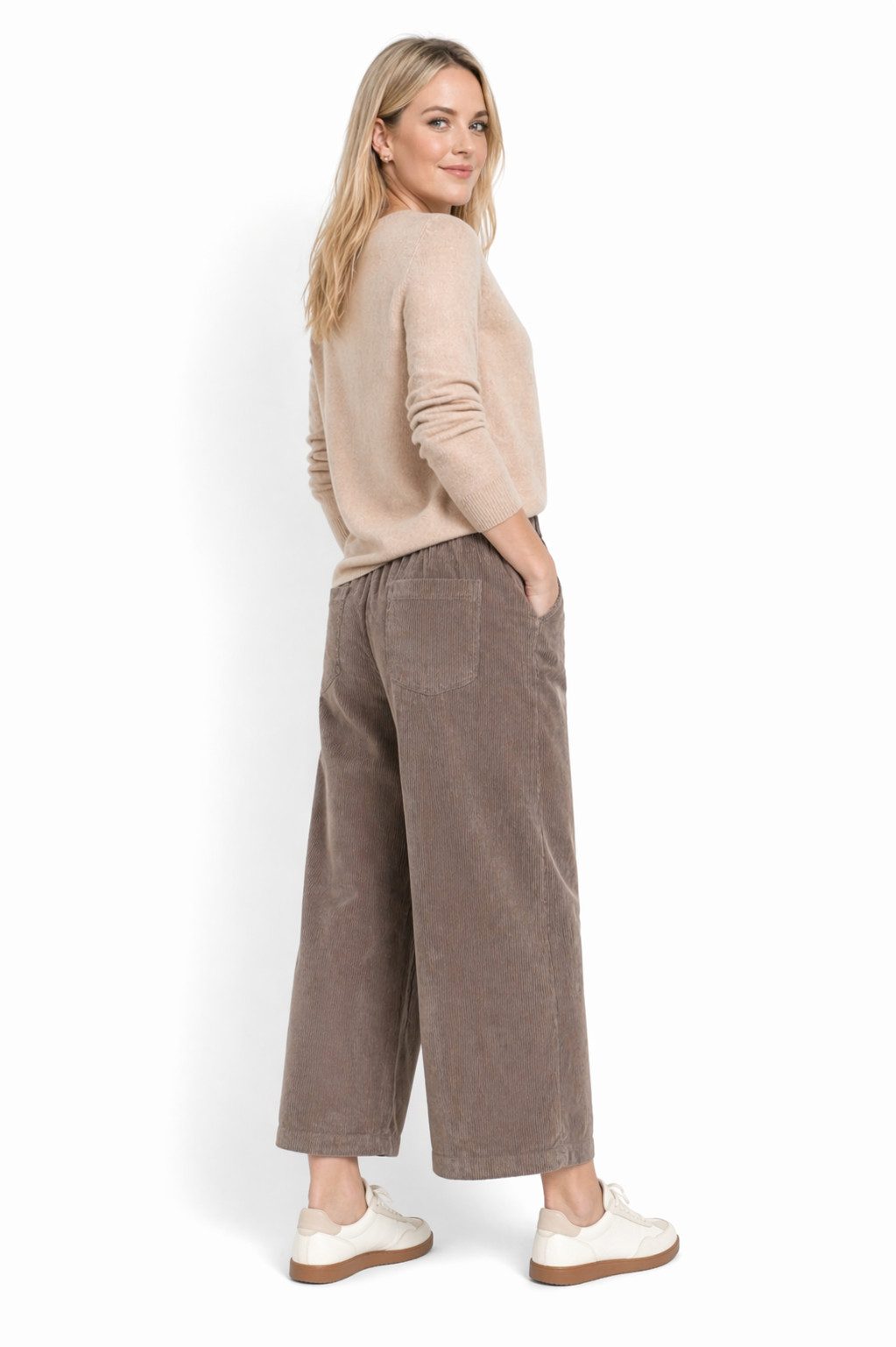 ITALY VIBES Cordhose - Hose Damen - Barrel fit - Stoffhose - ITALY VIBES ONE SIZE / passend für Größe XS - L