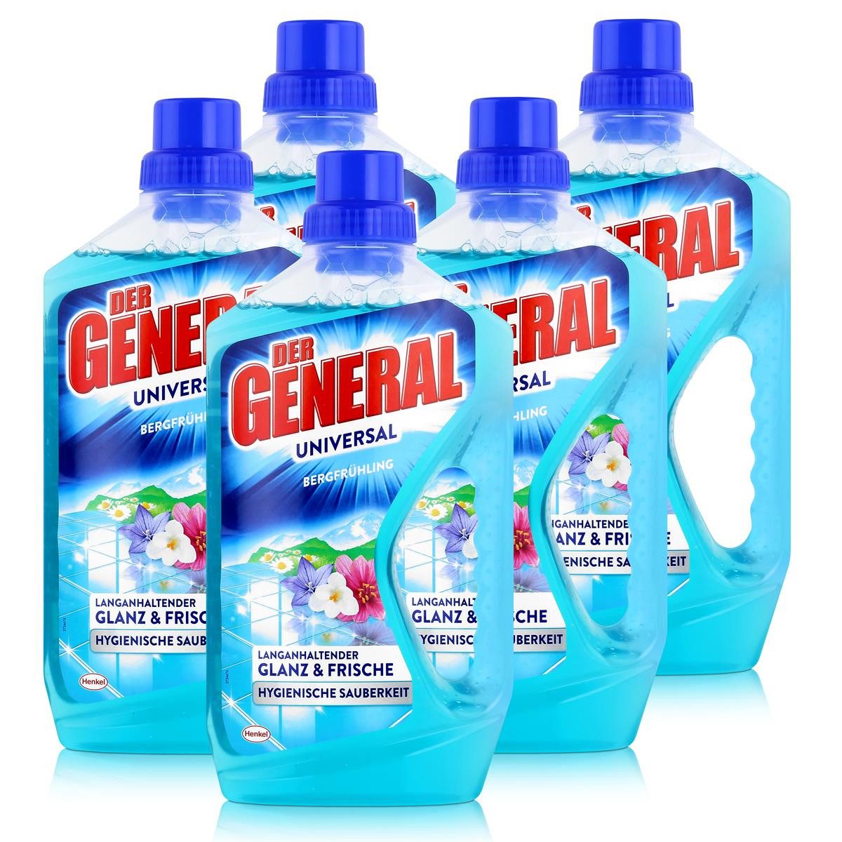 Der General Universal Bergfrühling 750ml Allzweckreiniger (5er Pack) Allzweckreiniger