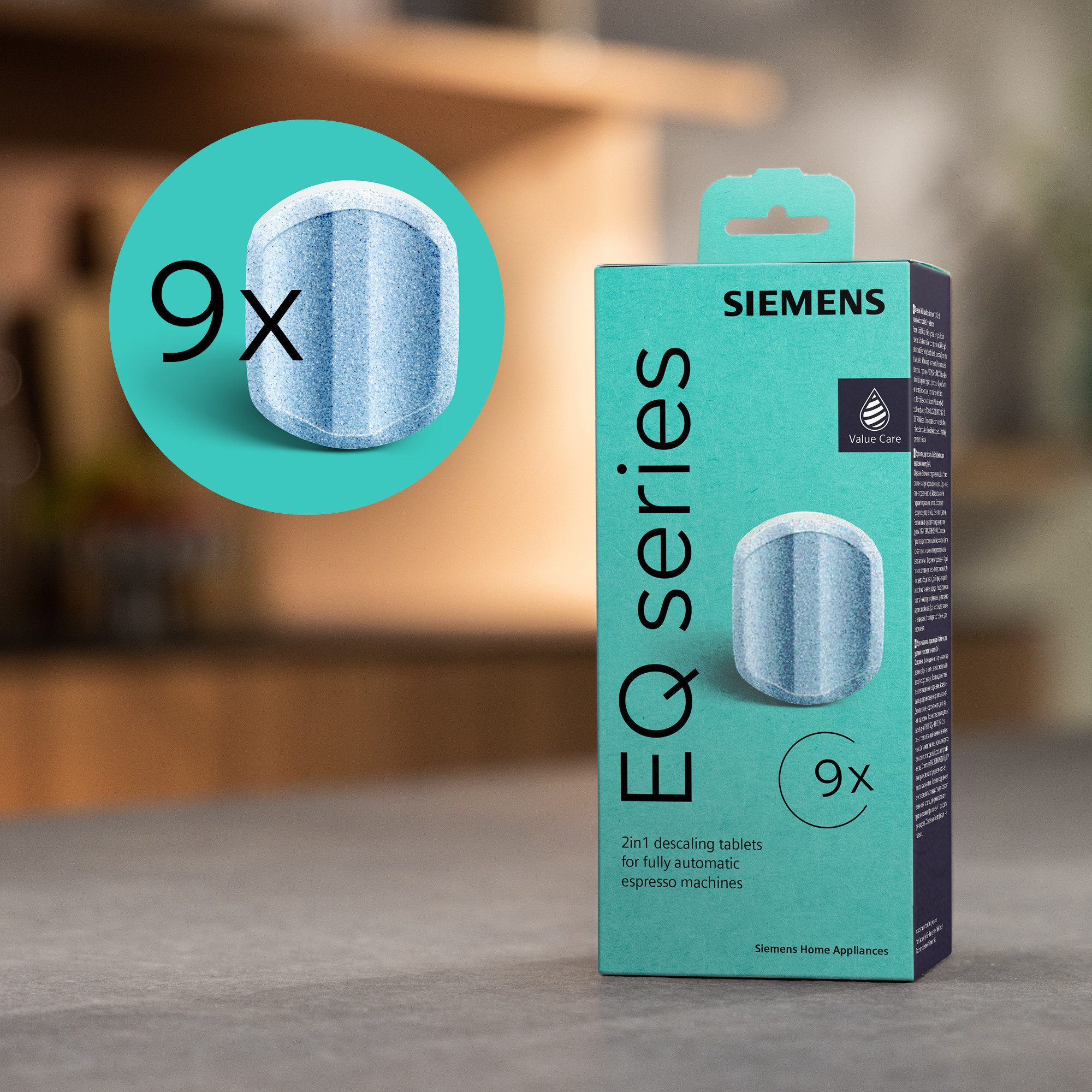 SIEMENS TZ80032A Entkalker (Entkalkungstabletten für Kaffeevollautomaten)