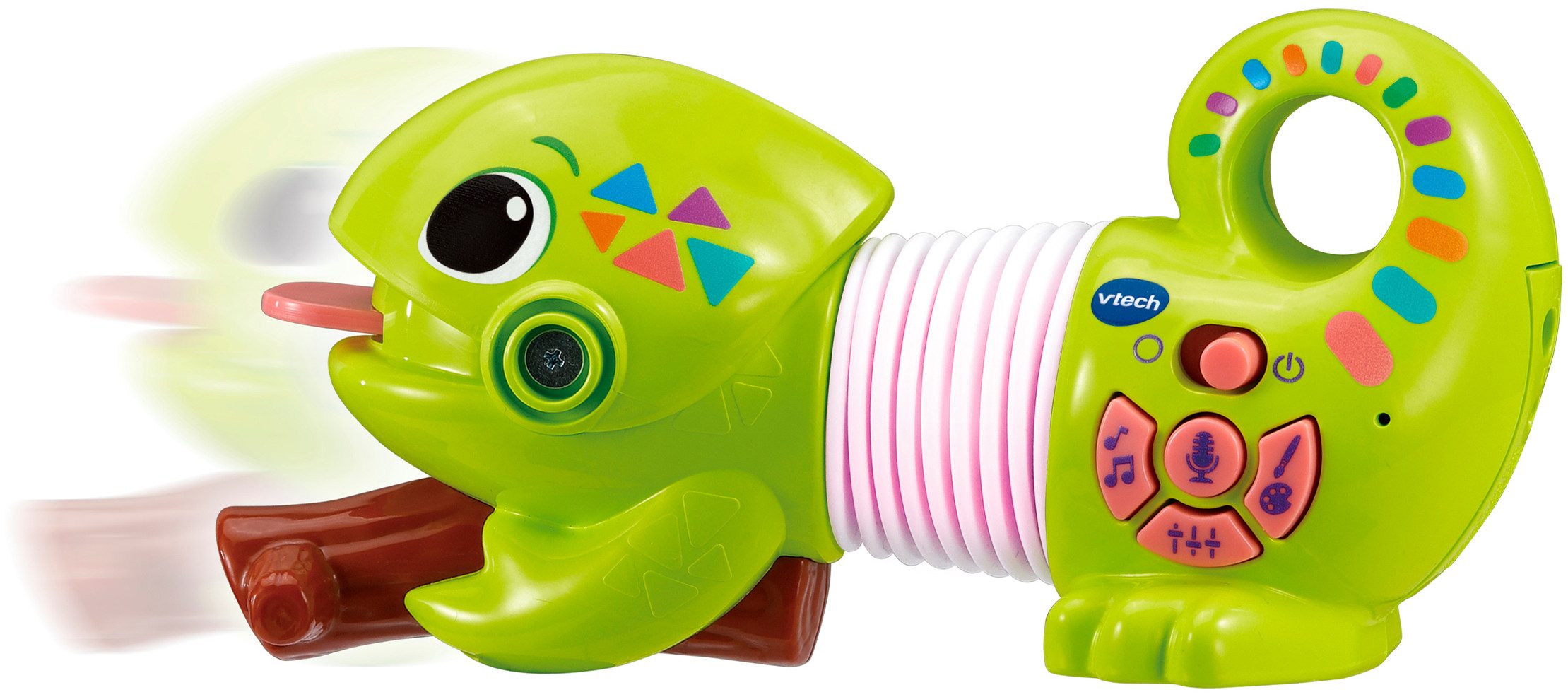 Vtech® Lernspielzeug Ziehspaß-Chamäleon Carlo, mi Licht und Sound – Bild 5 von 5